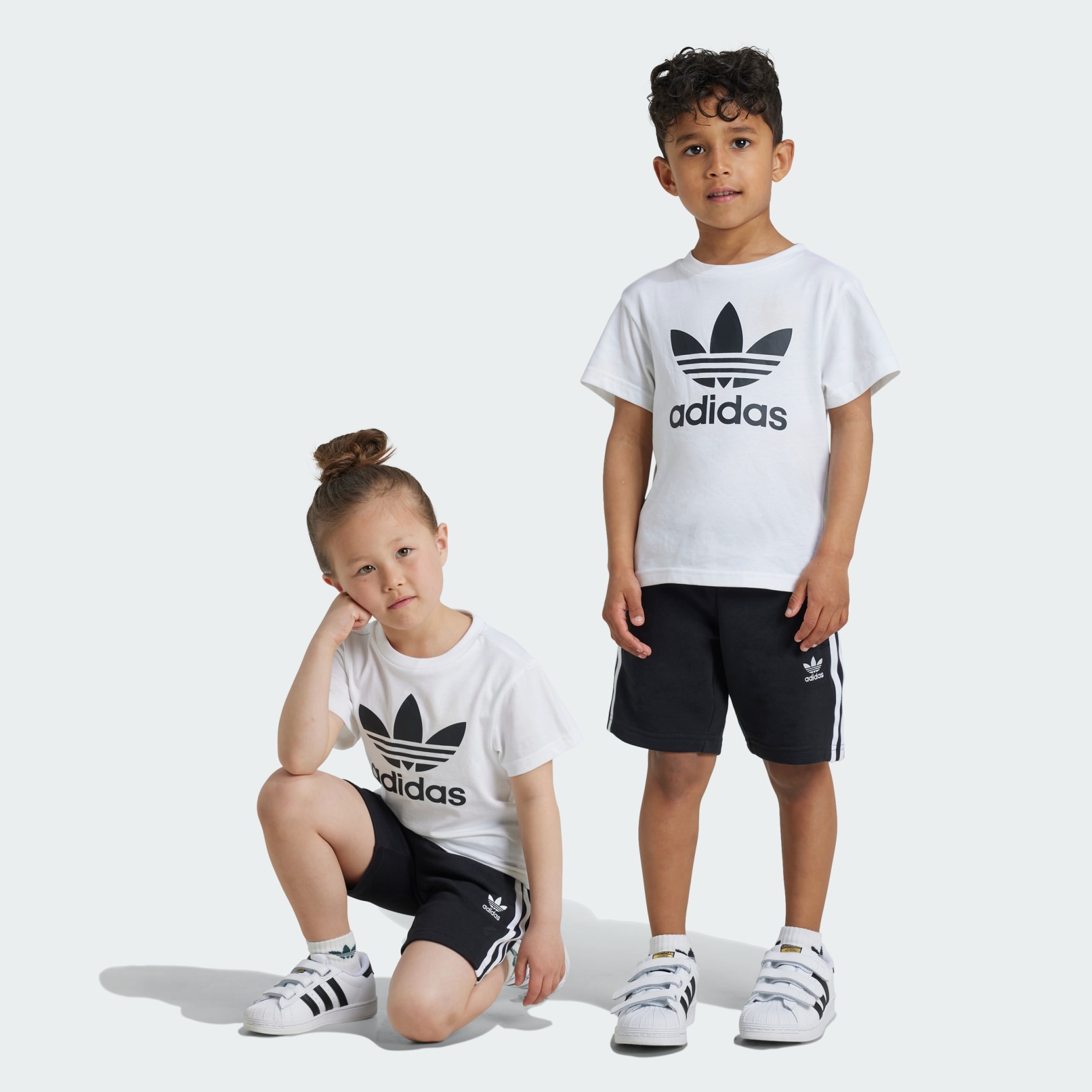 Clothing Adicolor Shorts Tee Set Kids Black adidas South Africa