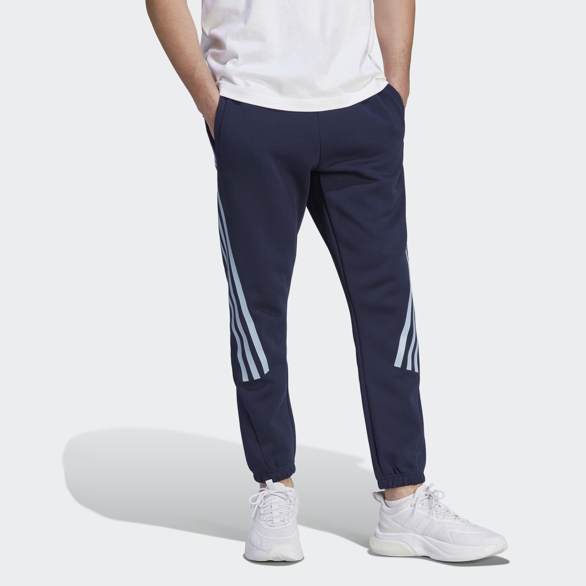 adidas Pantalon adidas Sportswear Future Icons 3-Stripes Regular Fit - Bleu