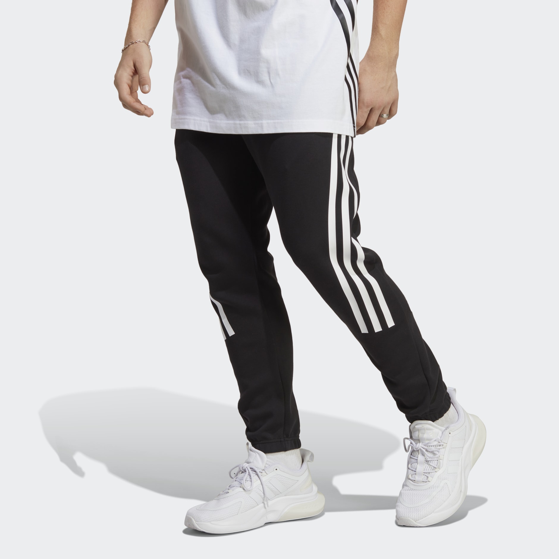 Adidas Men's Essentials Fleece Open Hem 3-Stripes, Regular Fit, Multi Sport  Pants- Green Oxide/Linen Green- Size MEDIUM - Walmart.com