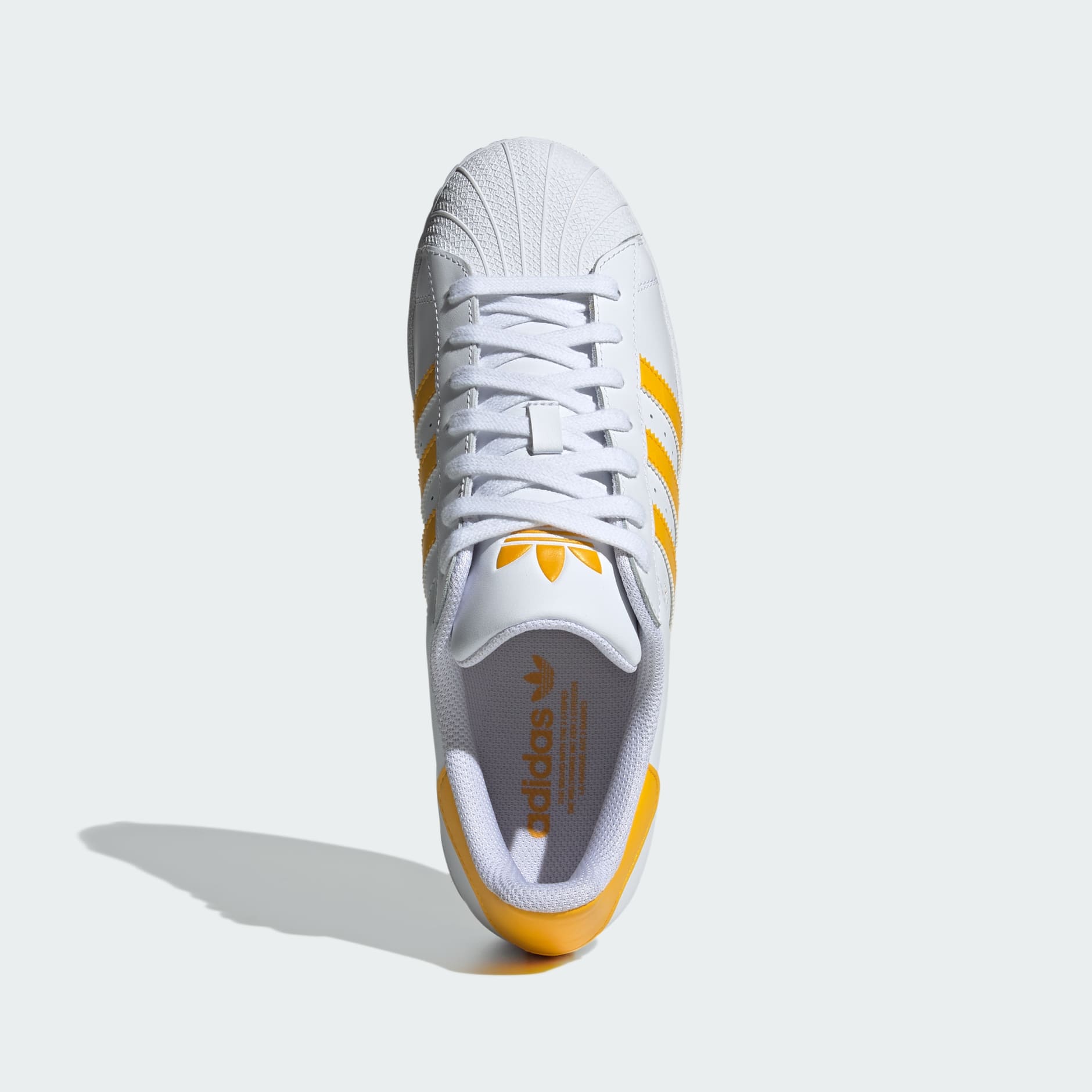 Adidas superstar yellow shoes hotsell