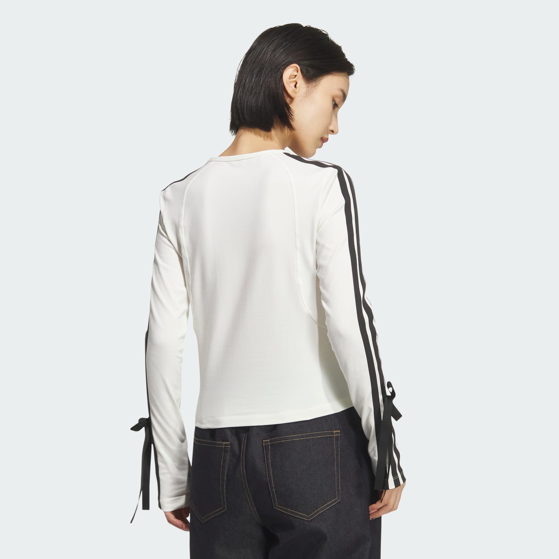 Women 3 Stripe Long Sleeve Tee