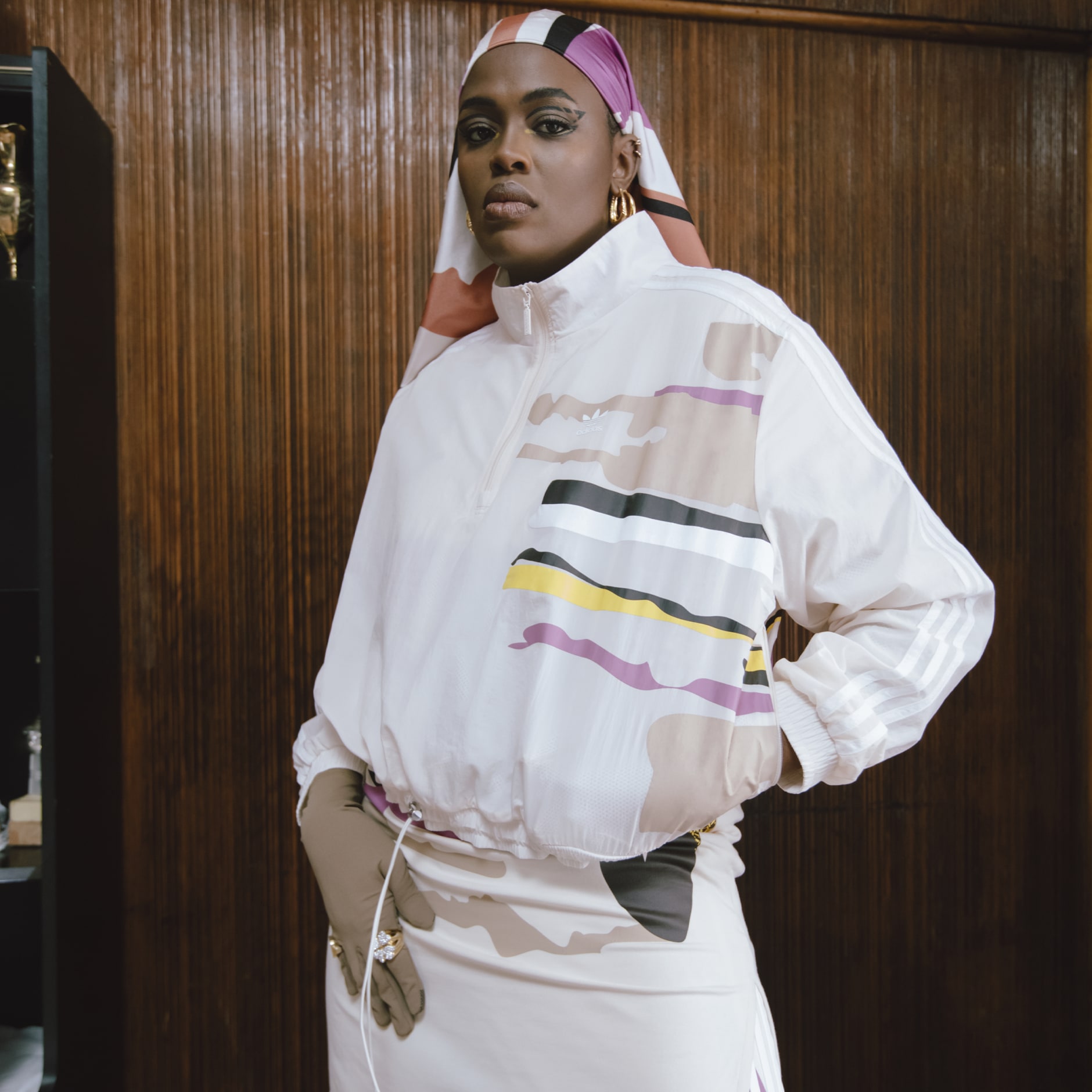 Thebe Magugu Track Top (Plus Size)