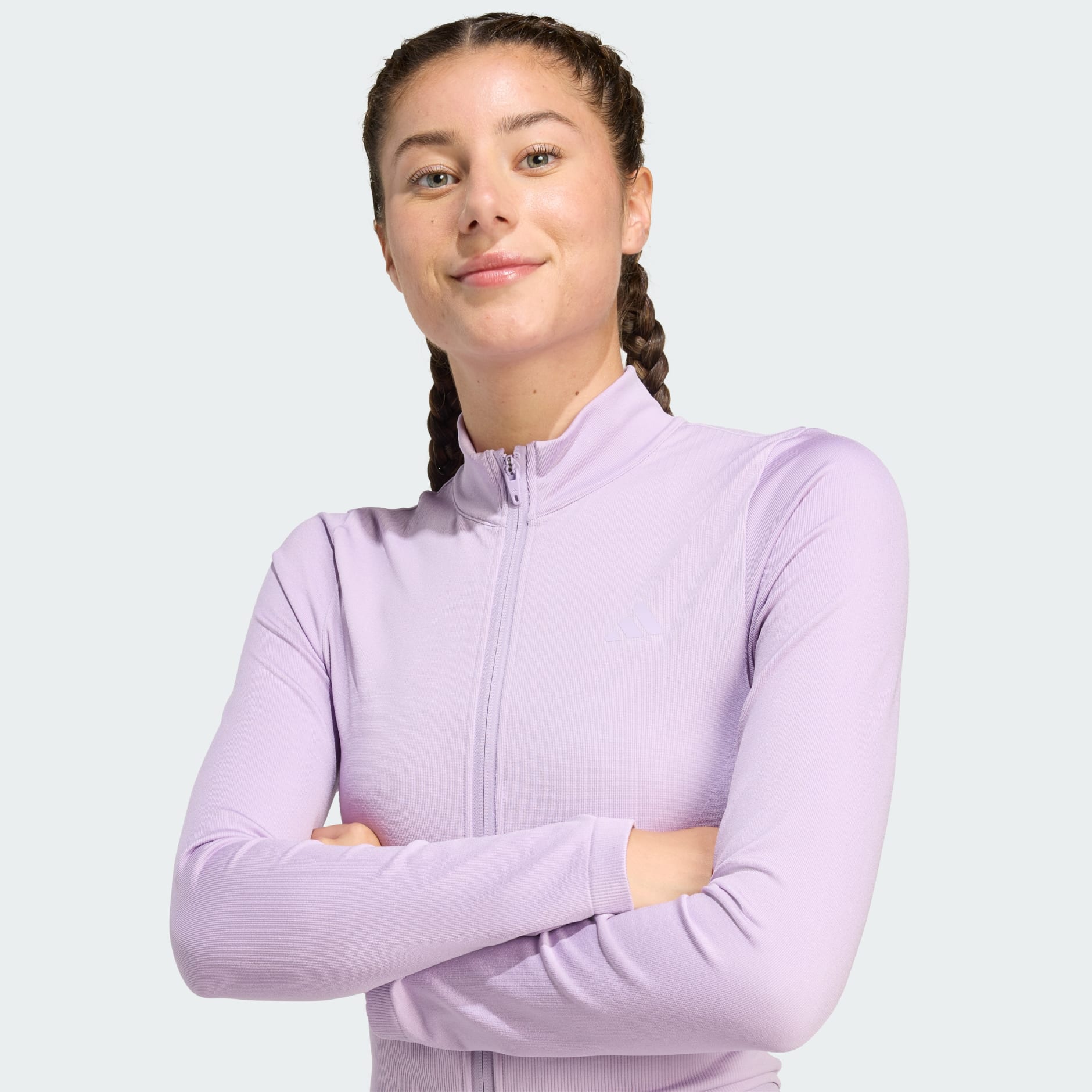 Jachetă de antrenament din tricot cu fermoar lung Essentials