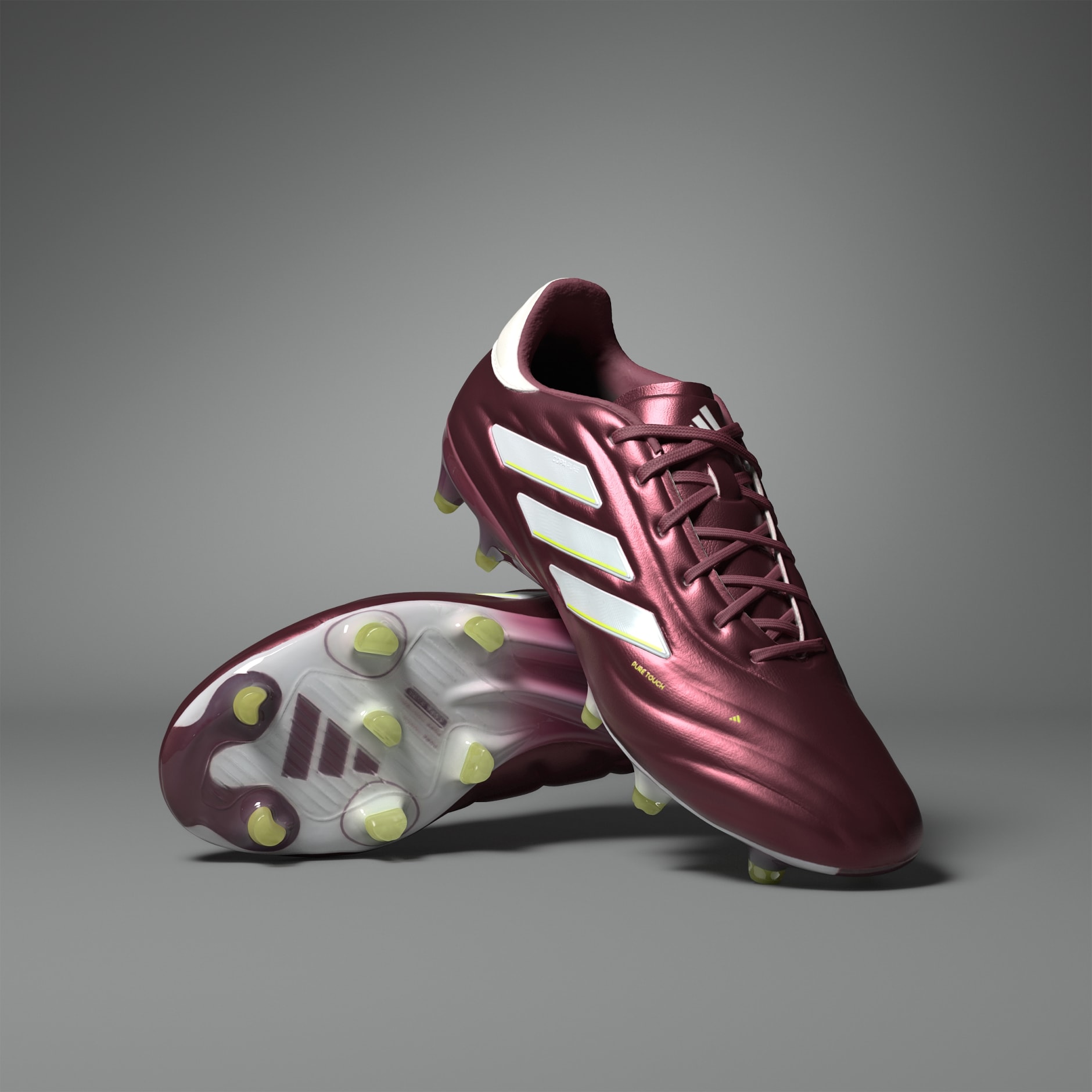 Football Boots Copa Pure II Elite Firm Ground Boots Burgundy adidas Oman