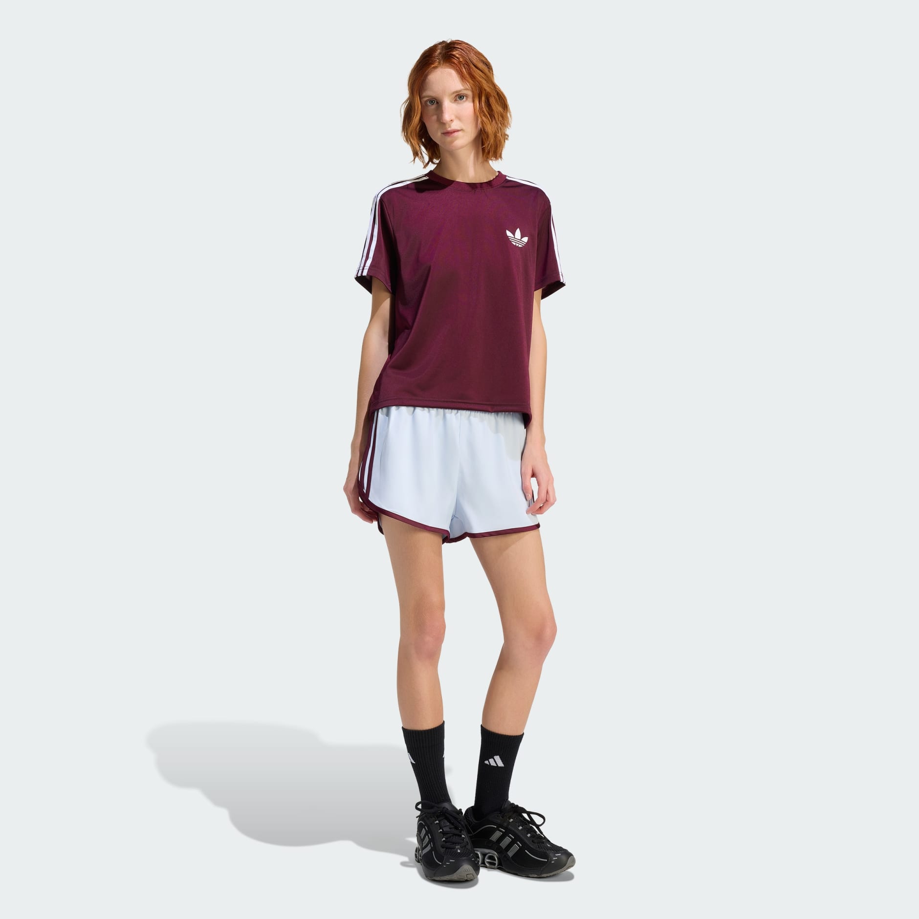 PANTALONI SCURȚI SPRINTER CU 3 DUNGI