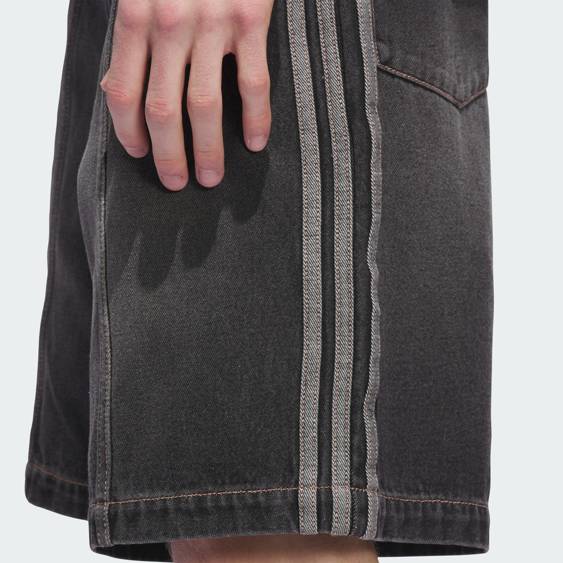 Clothing - Tyshawn Denim Short - Black | adidas Oman