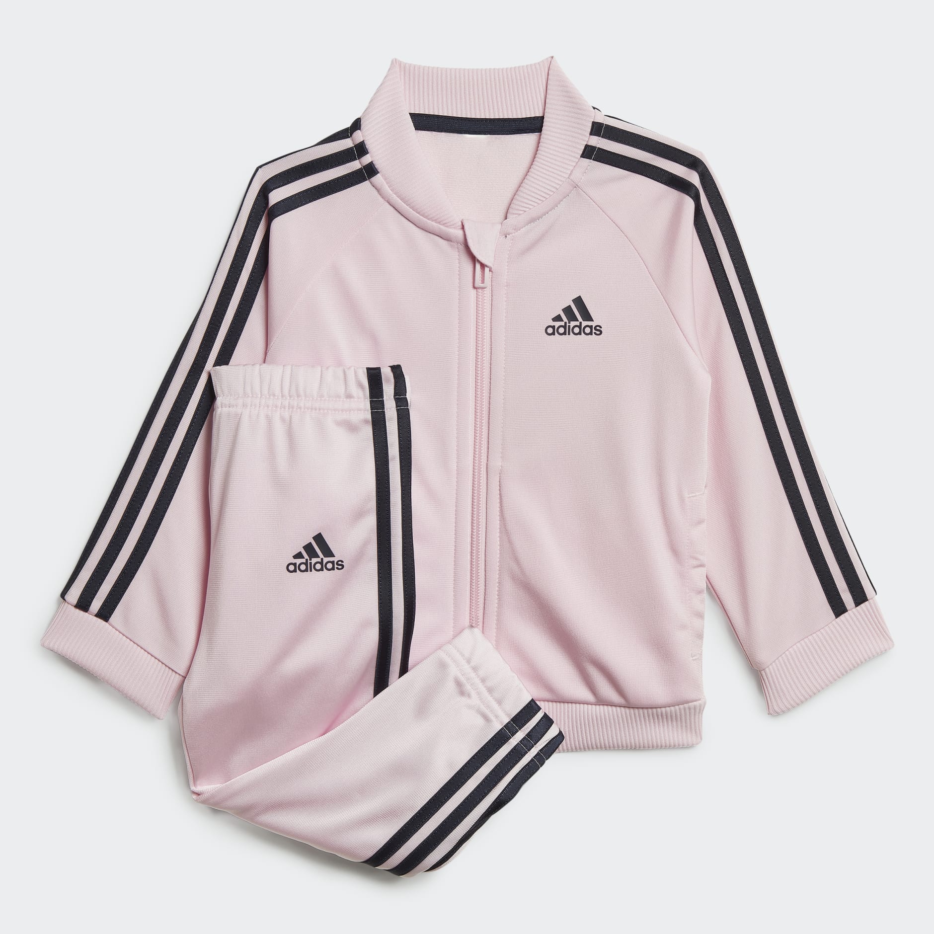adidas 3-Stripes Tricot Track Suit - Pink | adidas UAE
