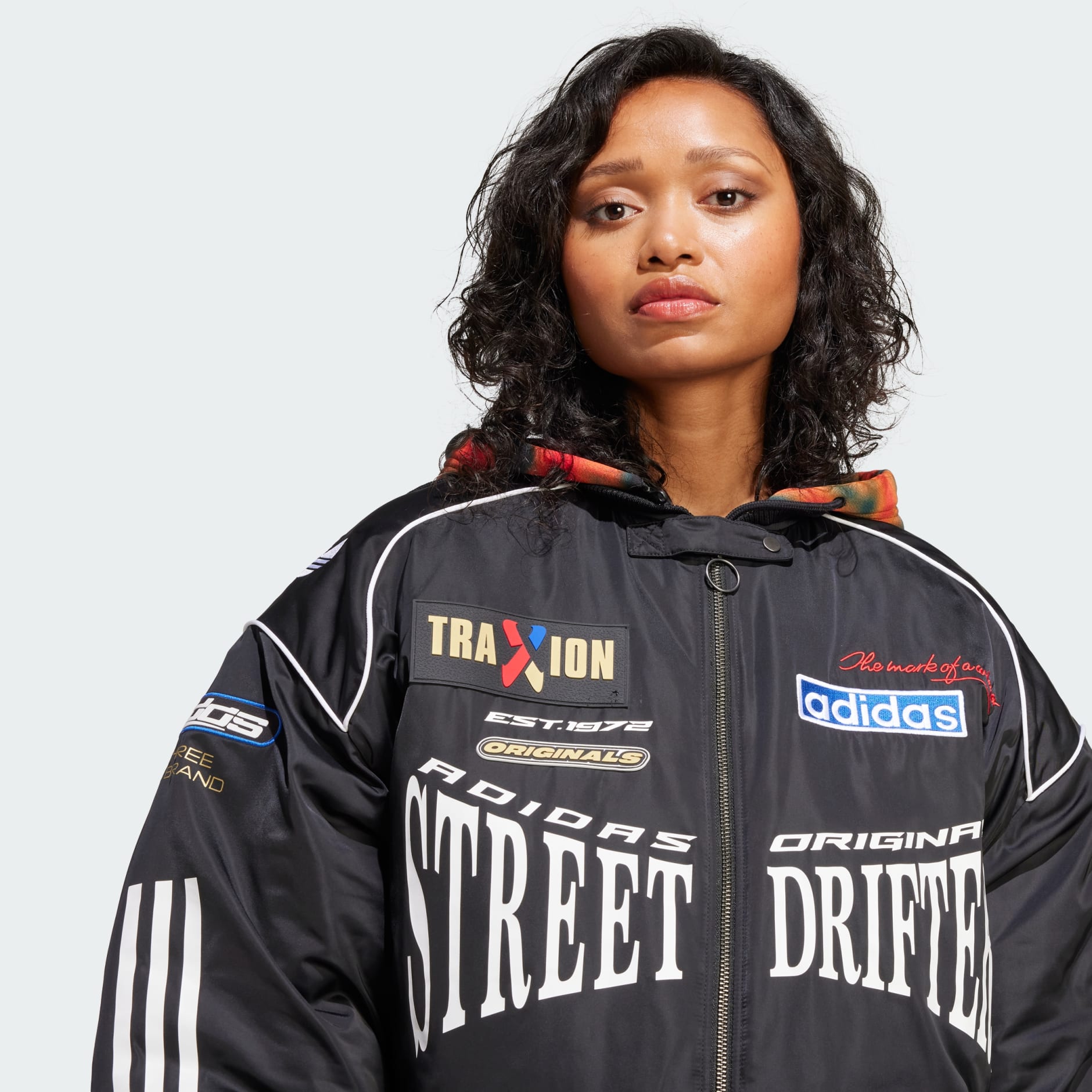 Adidas originals badge bomber jacket online