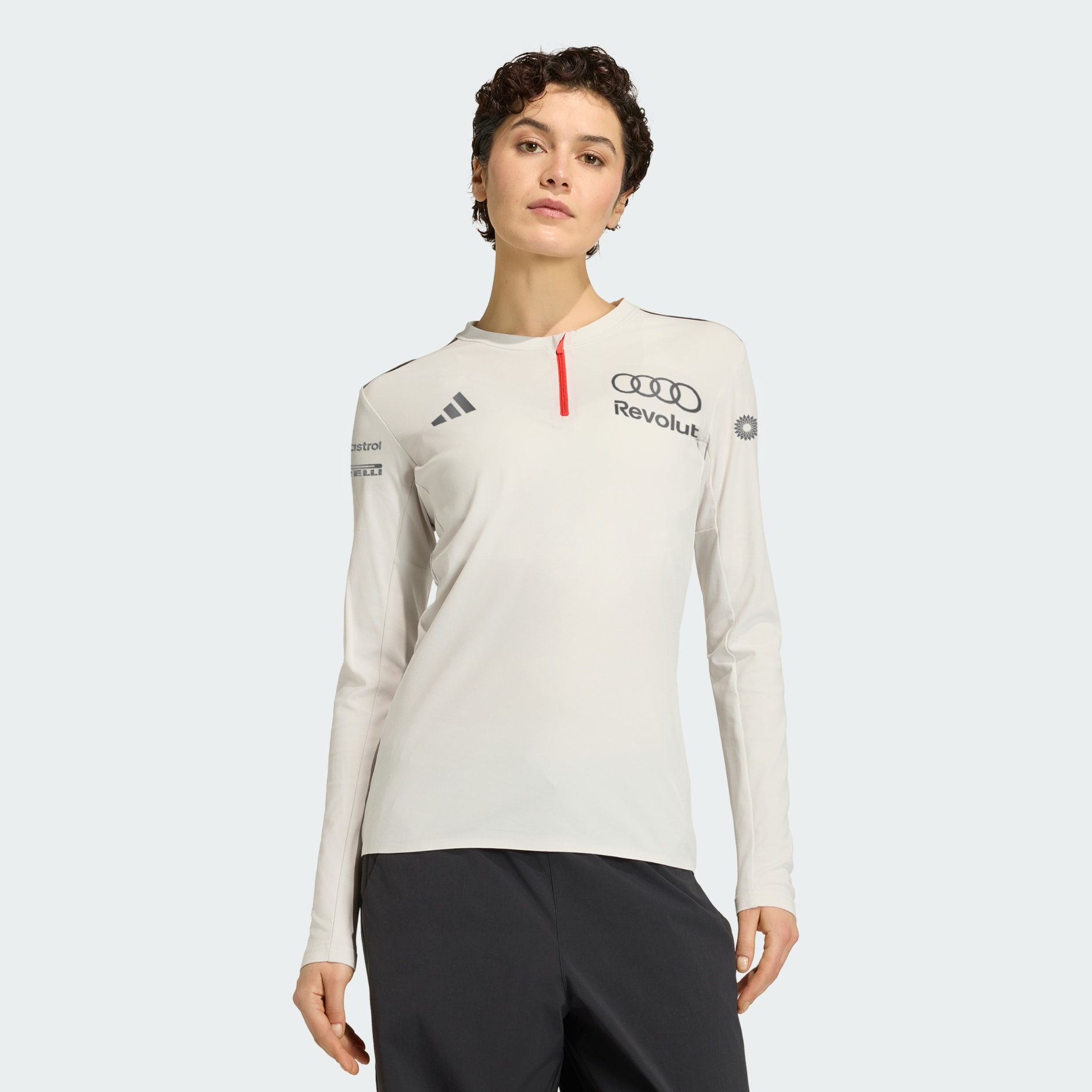 Tricou POLO CU M&Acirc;NECĂ LUNGĂ AUDI FORMULA ONE TEAM ENGINEERS & MARKETING