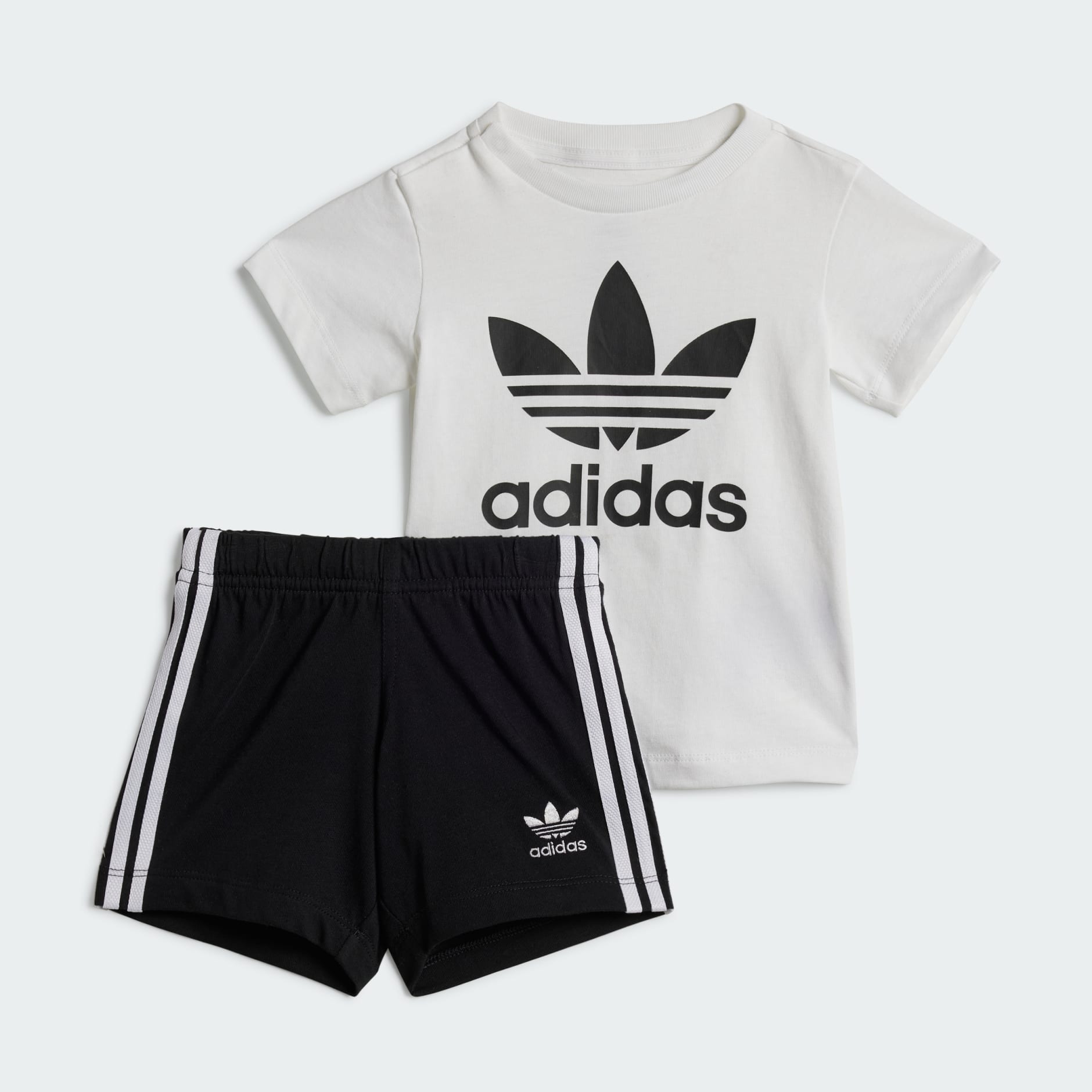 adidas Shorts Tee Set Kids - Black | adidas UAE