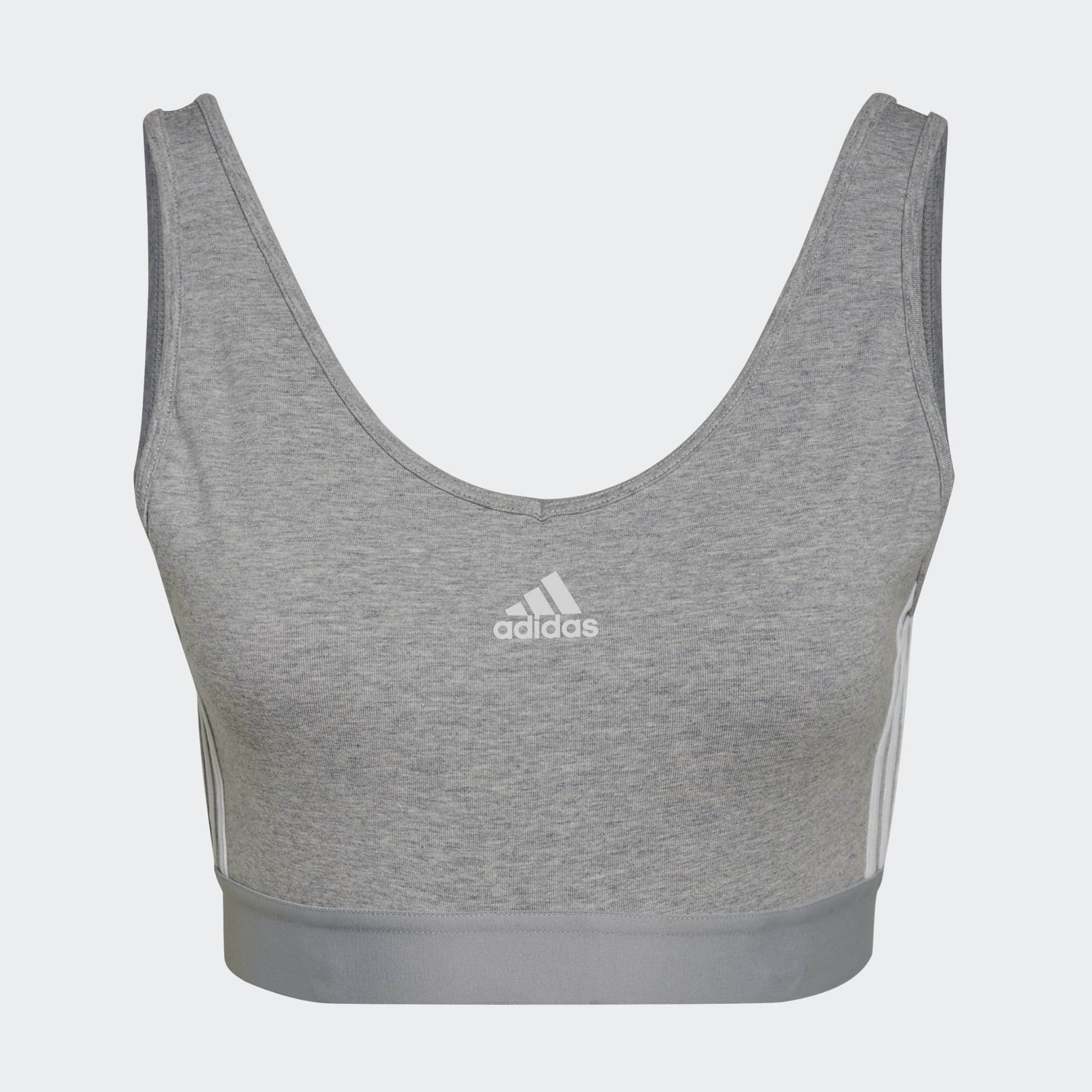 Essentials 3-Stripes Crop Top With Removable Pads