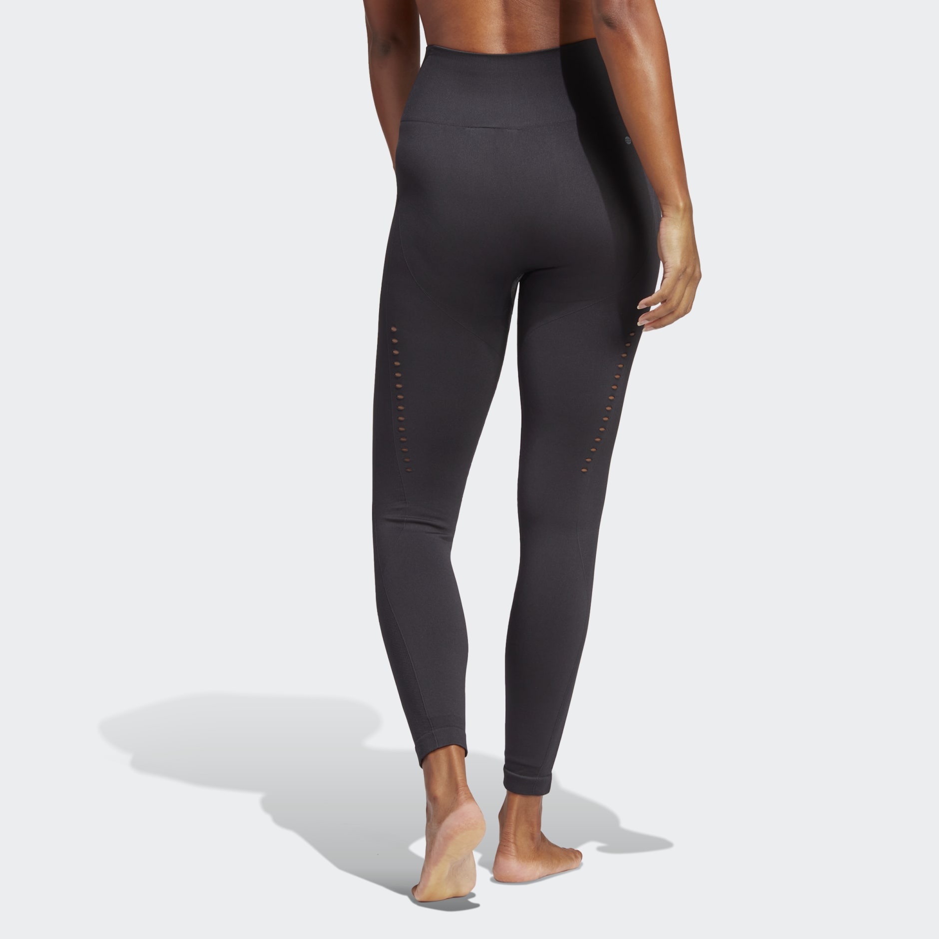 Alta Womens Two Tone 7/8 Foldover Stretch Fabirc Workout Yoga Gym Leggings  Pants - Black/Green, M