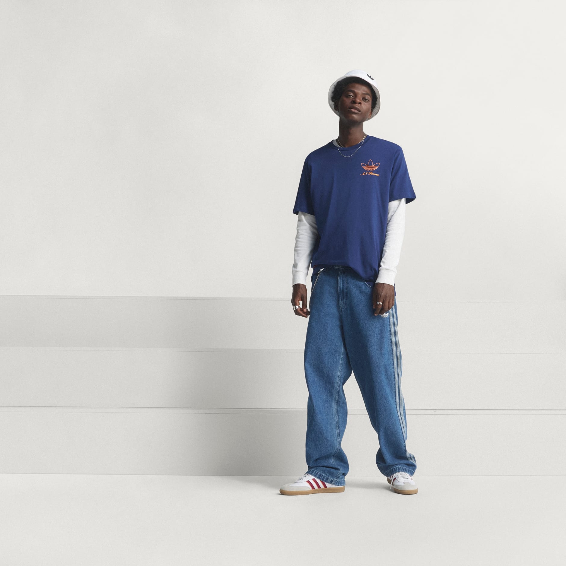 Tricou cu imprimeu grafic AS Roma Terrace Icons