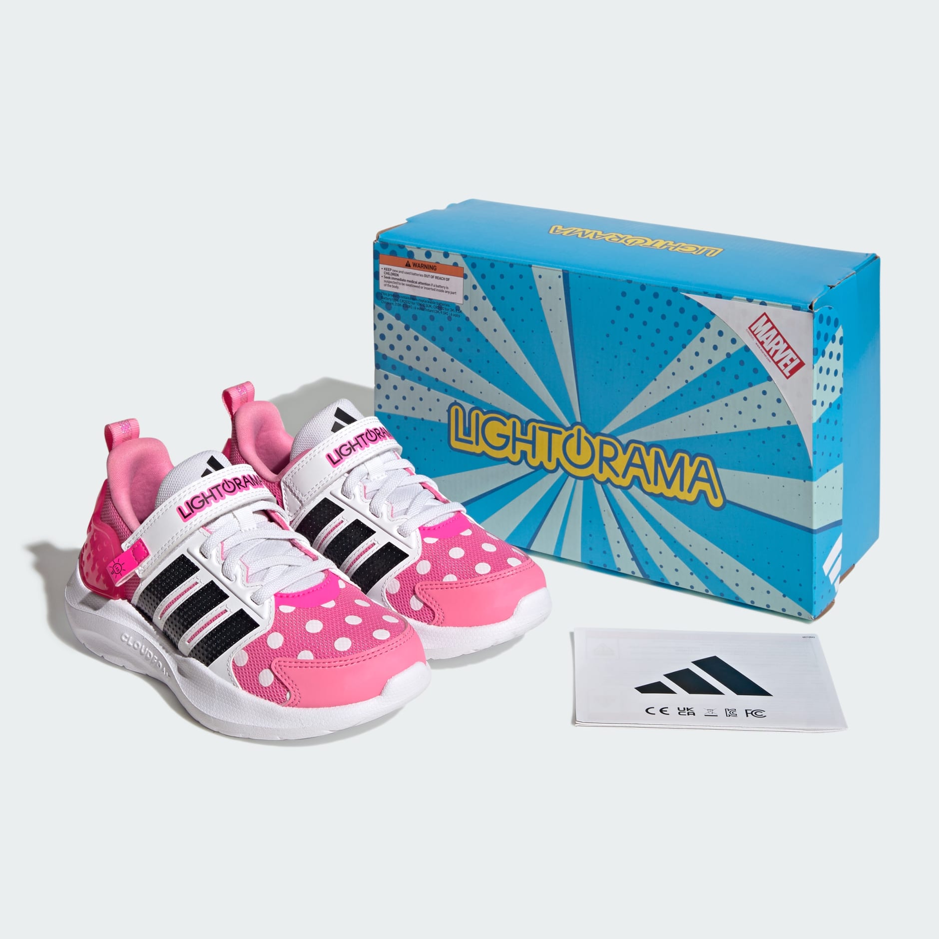 ADIDAS DISNEY LIGHTORAMA MINNIE MOUSE SHOES CHILDREN