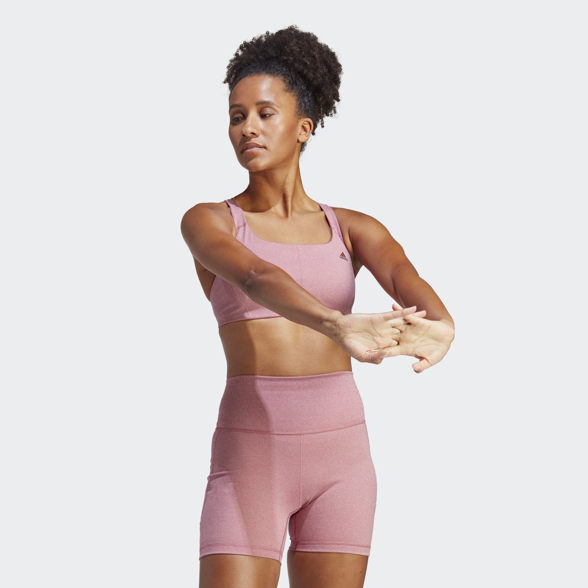 Asymmetric Sculpt Bra - Hot Pink, Women's Sports Bras