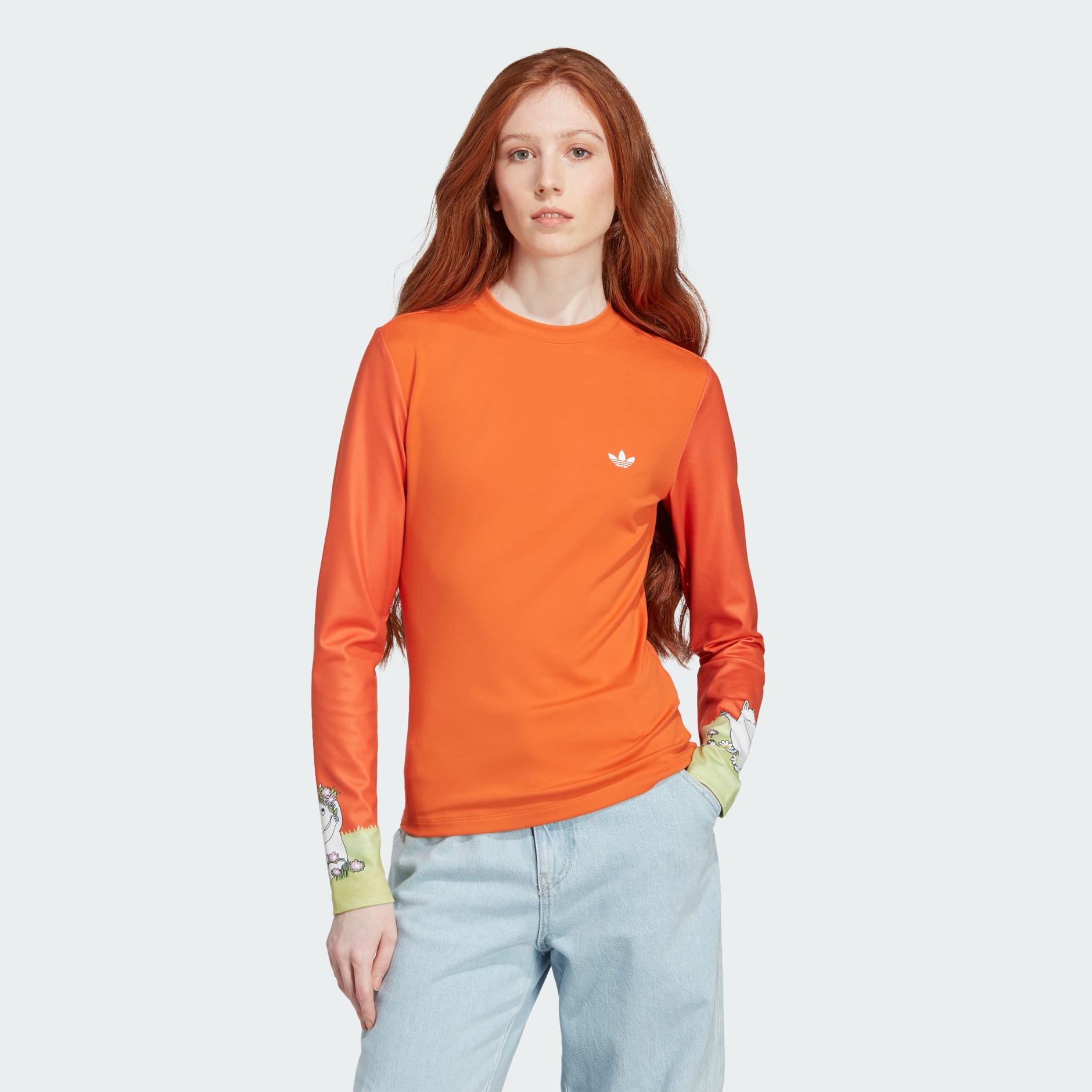 Adidas originals long hot sale sleeve top womens