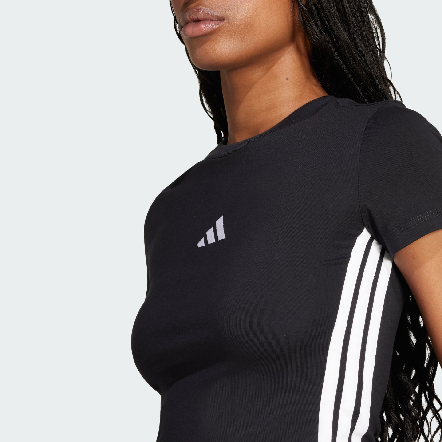 Essentials 3-Stripes Slim Baby Tee