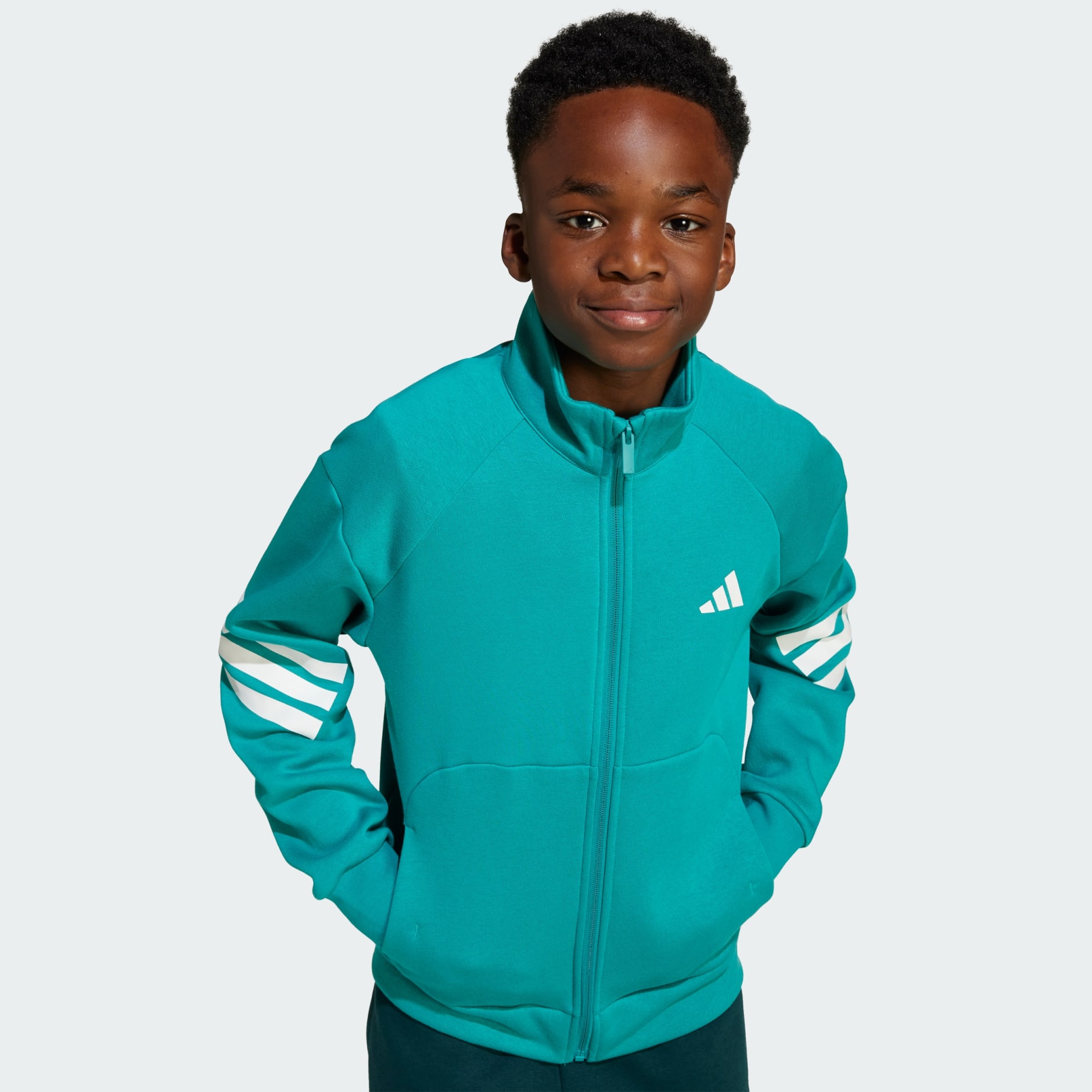 Future Icons 3-Stripes Half-Zip Tracksuit Kids