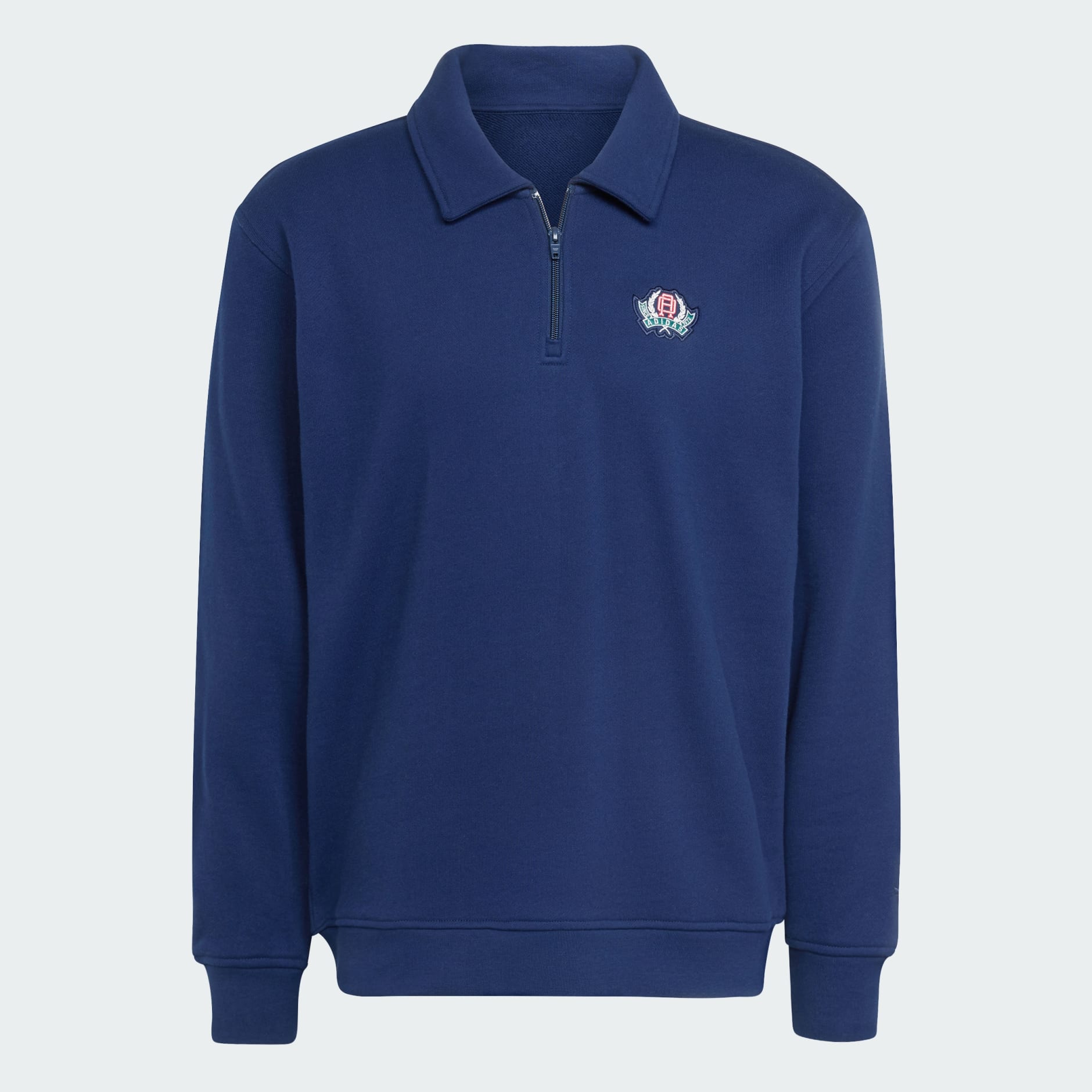 Varsity Loose Half-Zip - Blue | adidas Hong Kong