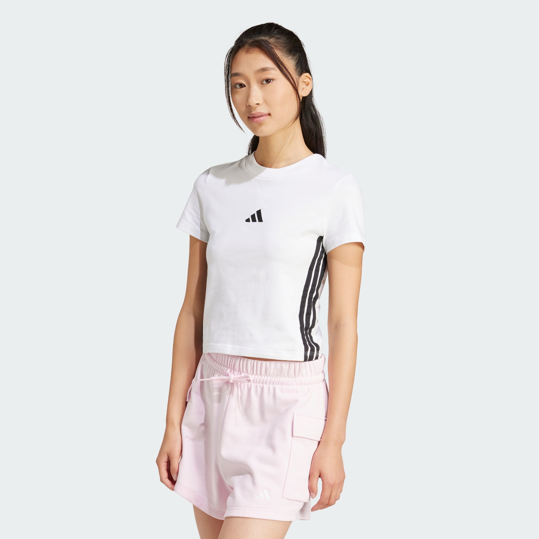 Essentials 3-Stripes Slim Baby Tee