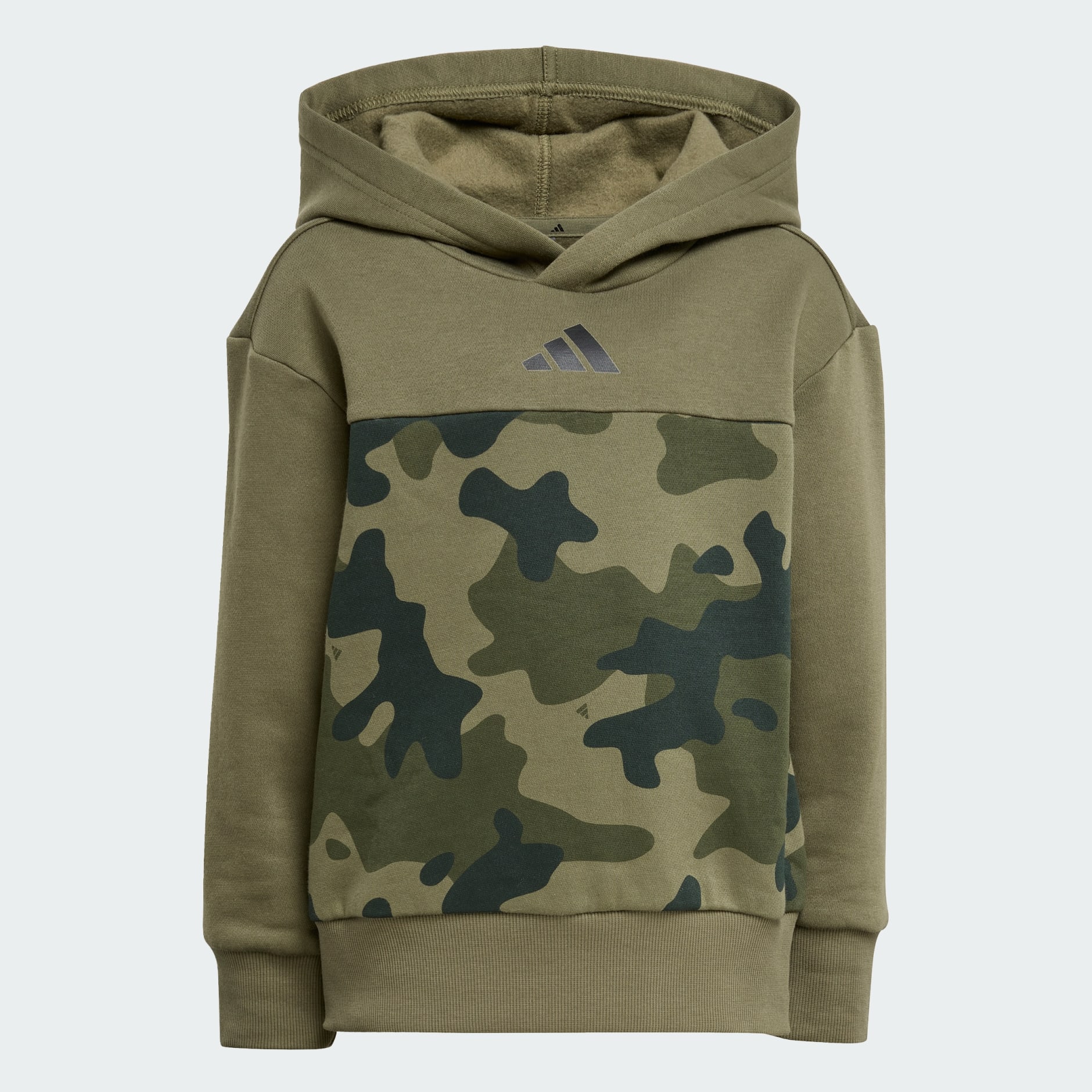 Set jogger din fleece Seasonal Essentials cu imprimeu camo pentru copii