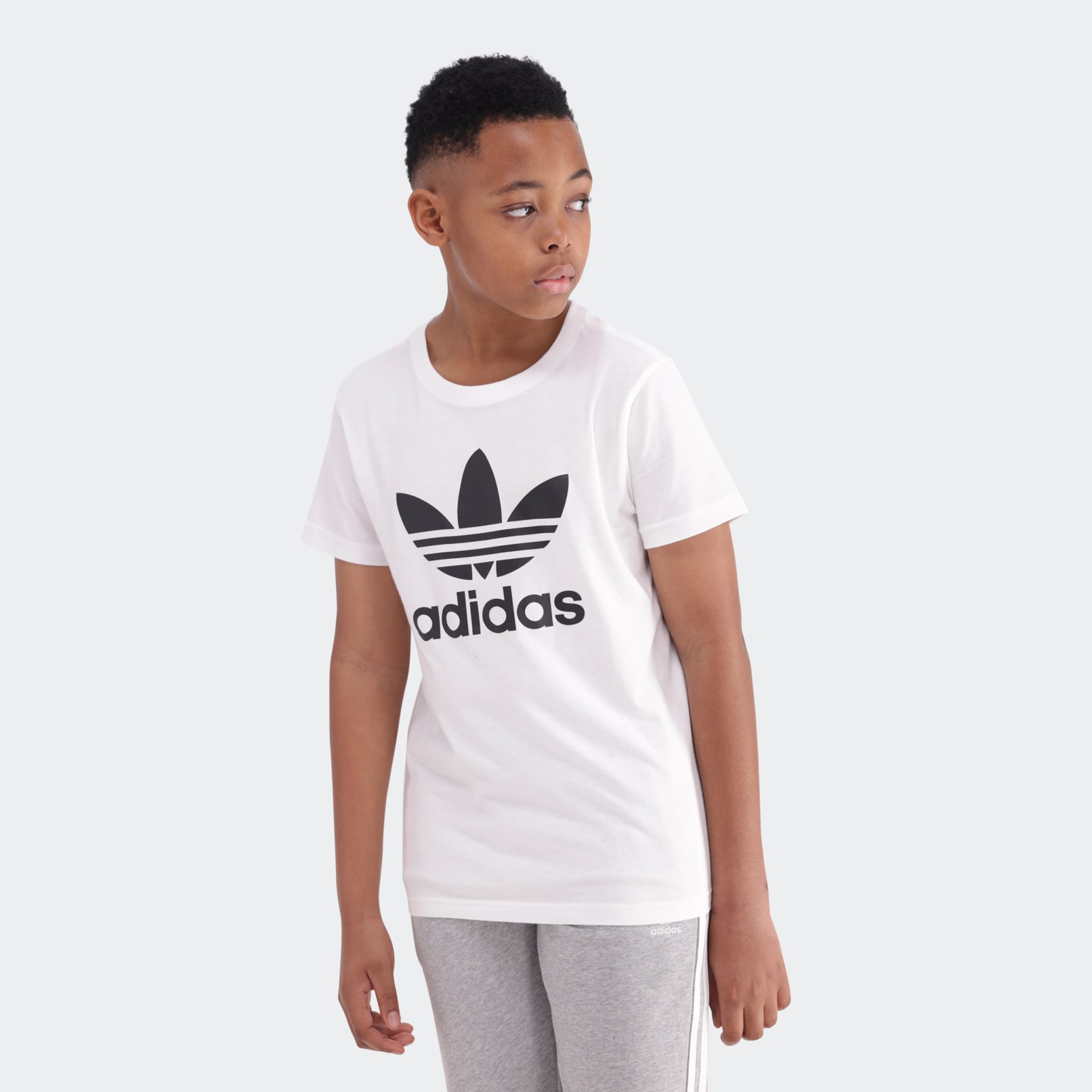 Adidas tshirt white online