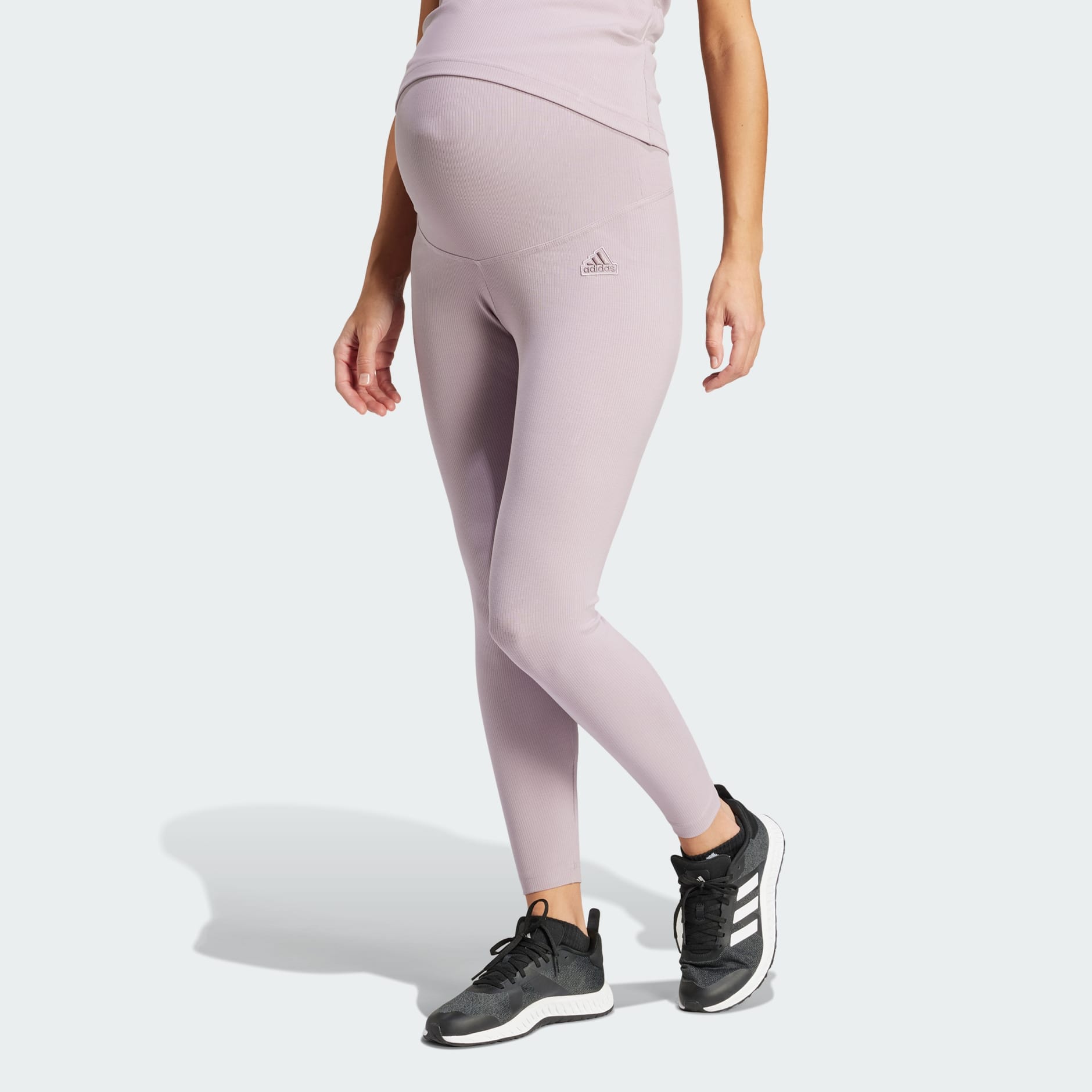 adidas Sportswear HIGH-WAISTED - Leggings - preloved fig/pink