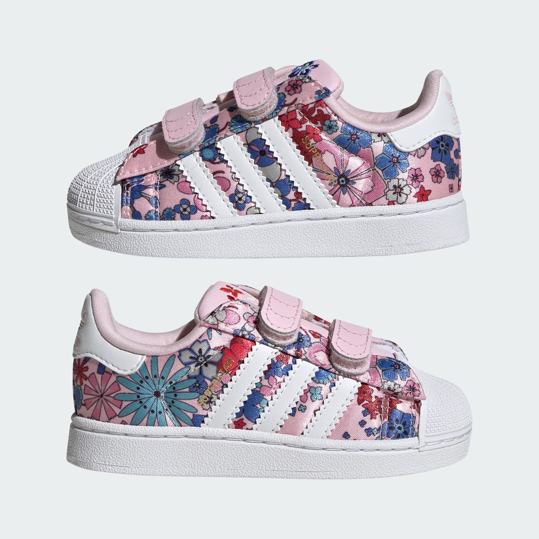ADIDAS LIBERTY LONDON SUPERSTAR II COMFORT CLOSURE SHOES