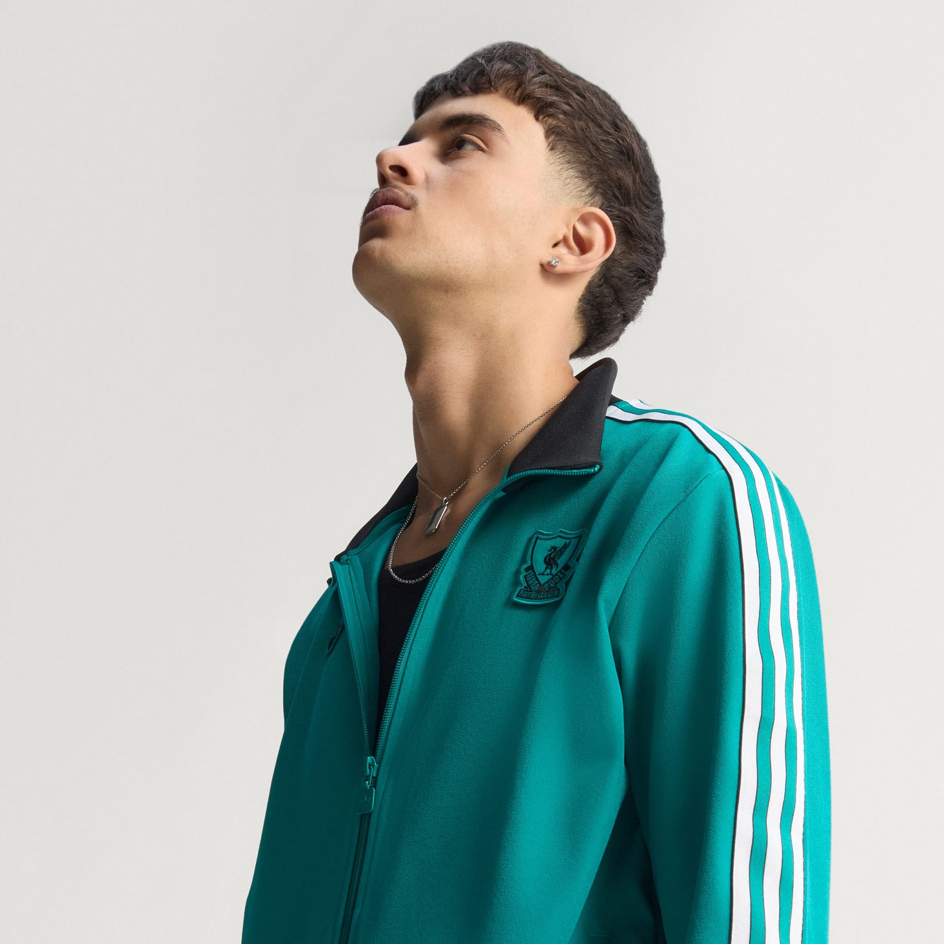 Liverpool FC Terrace Icons Track Top - Green | adidas Hong Kong
