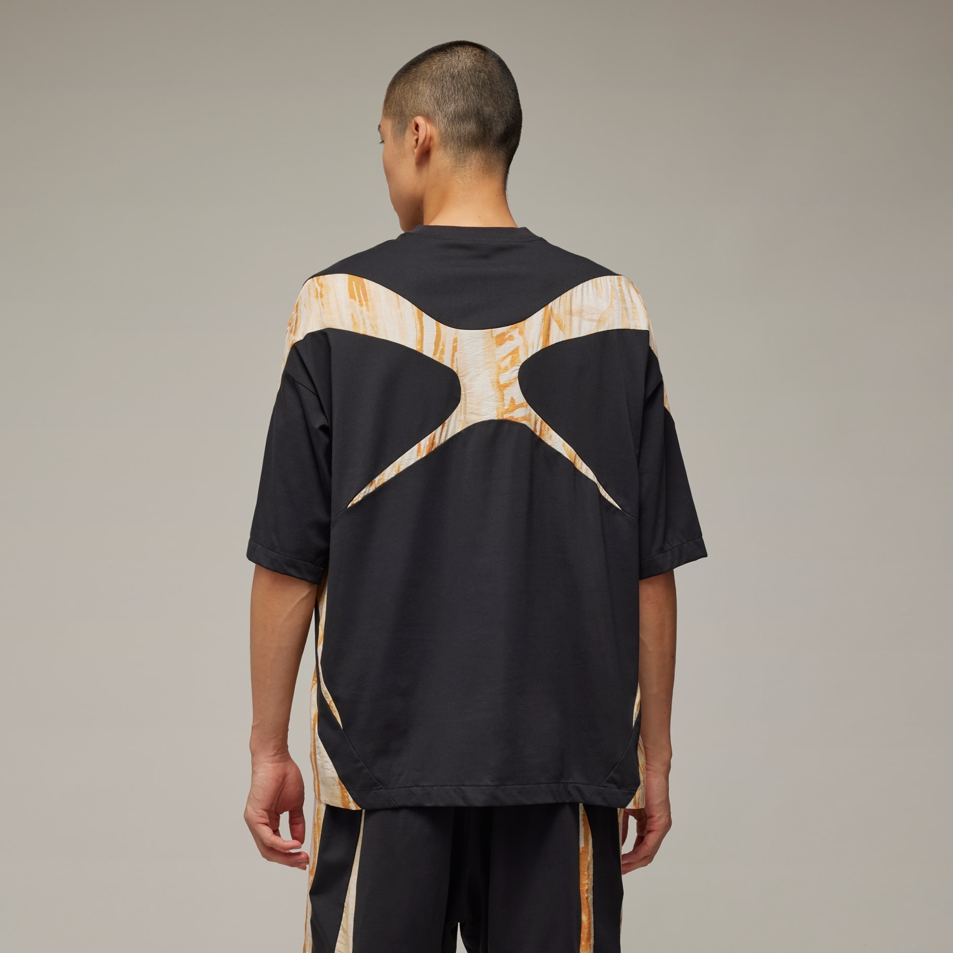 adidas Y-3 Rust Dye Short Sleeve Tee - Black | adidas UAE
