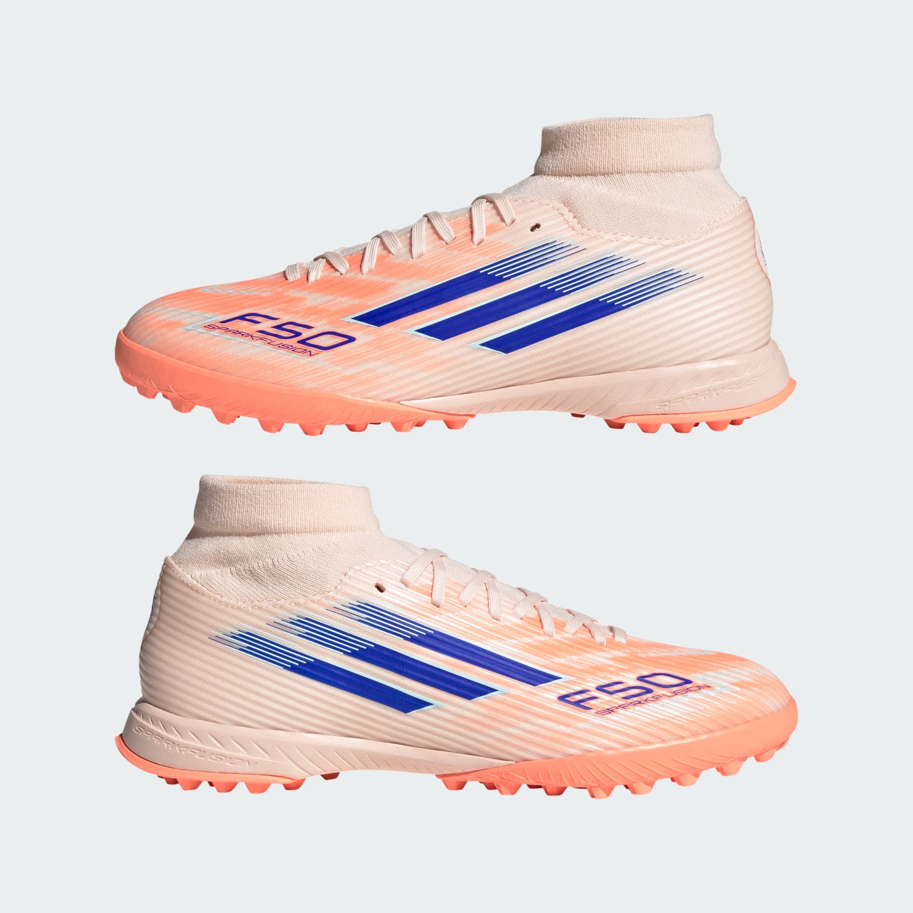 「蕗のファンタジー」　F50 adidas F50 Sparkfusion League Turf - Ftwr White/Lucid Pink/Ftwr