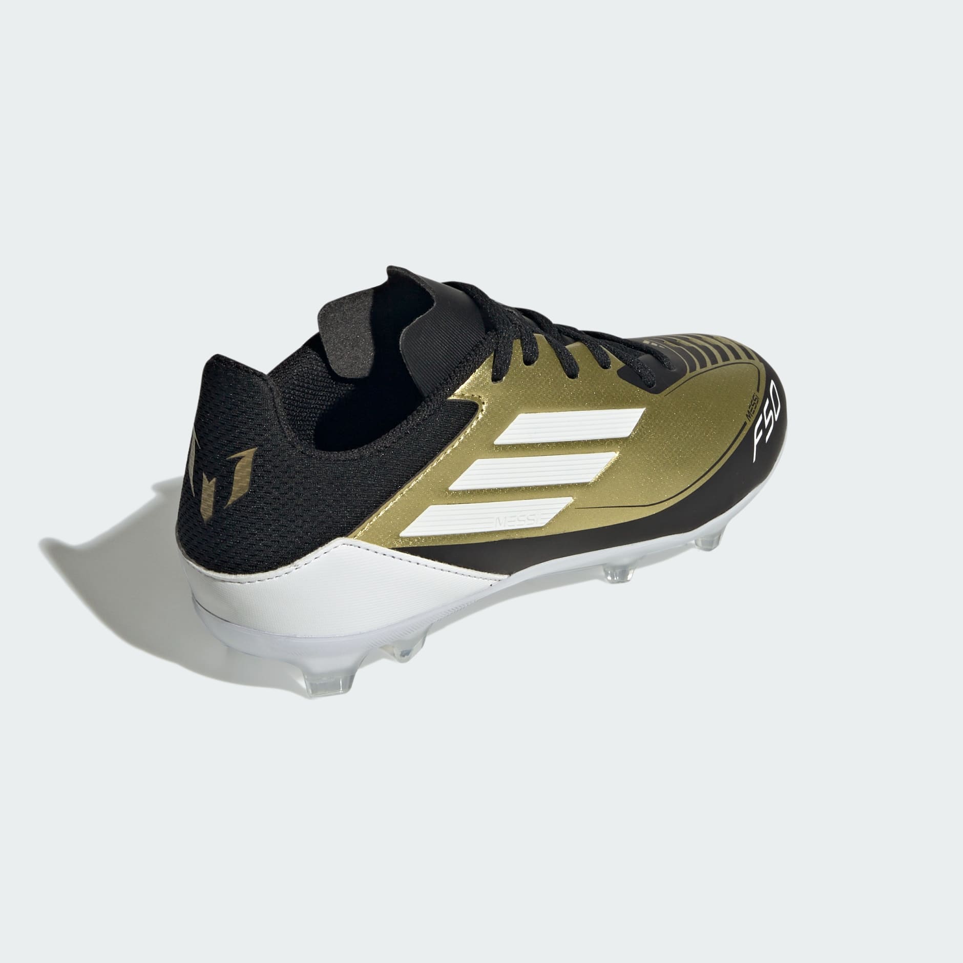 Kids Shoes Messi F50 League Firm Multi Ground Boots Kids Gold adidas Bahrain