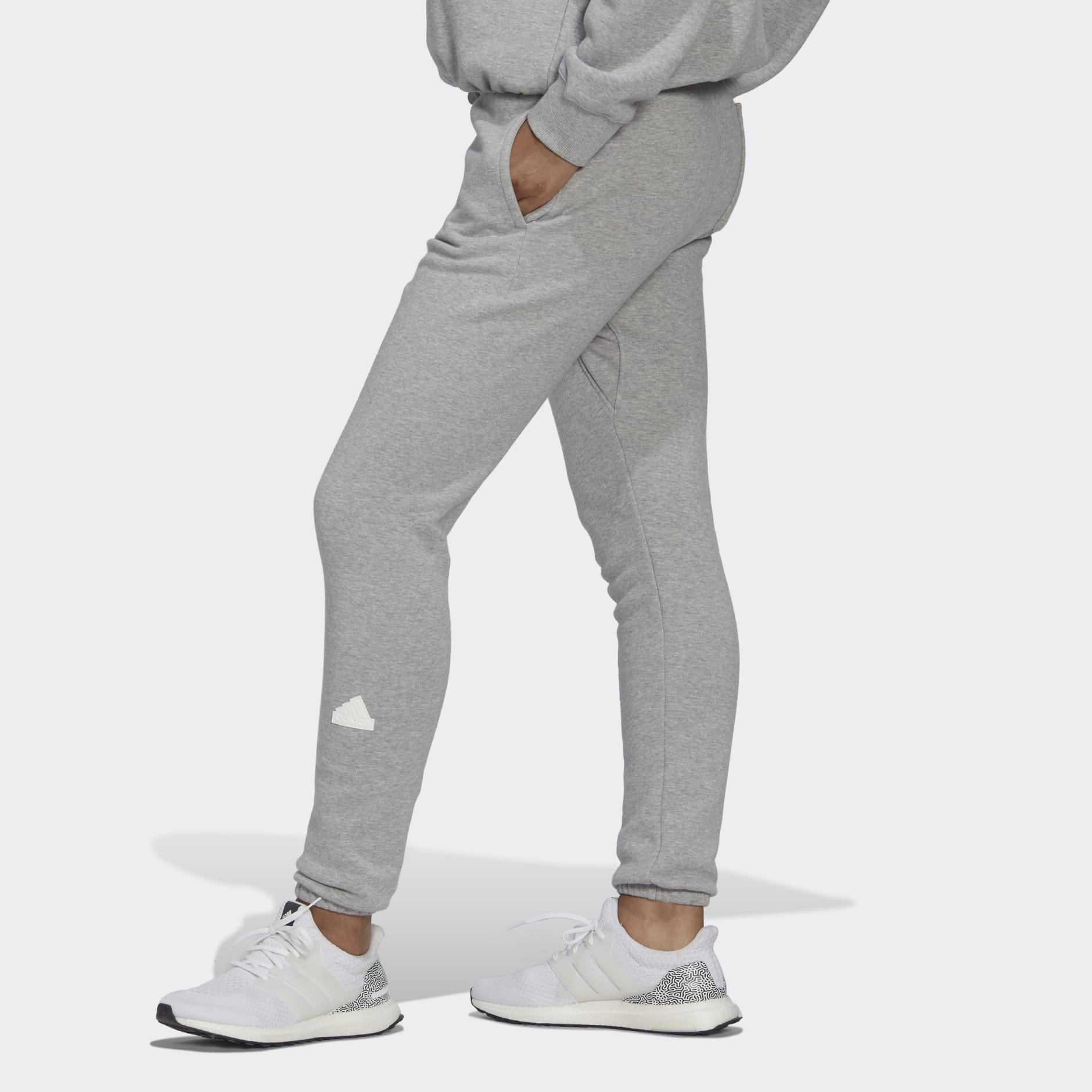 medio Hula hoop Albardilla Women's Clothing - Sweat Pants - Grey | adidas Oman