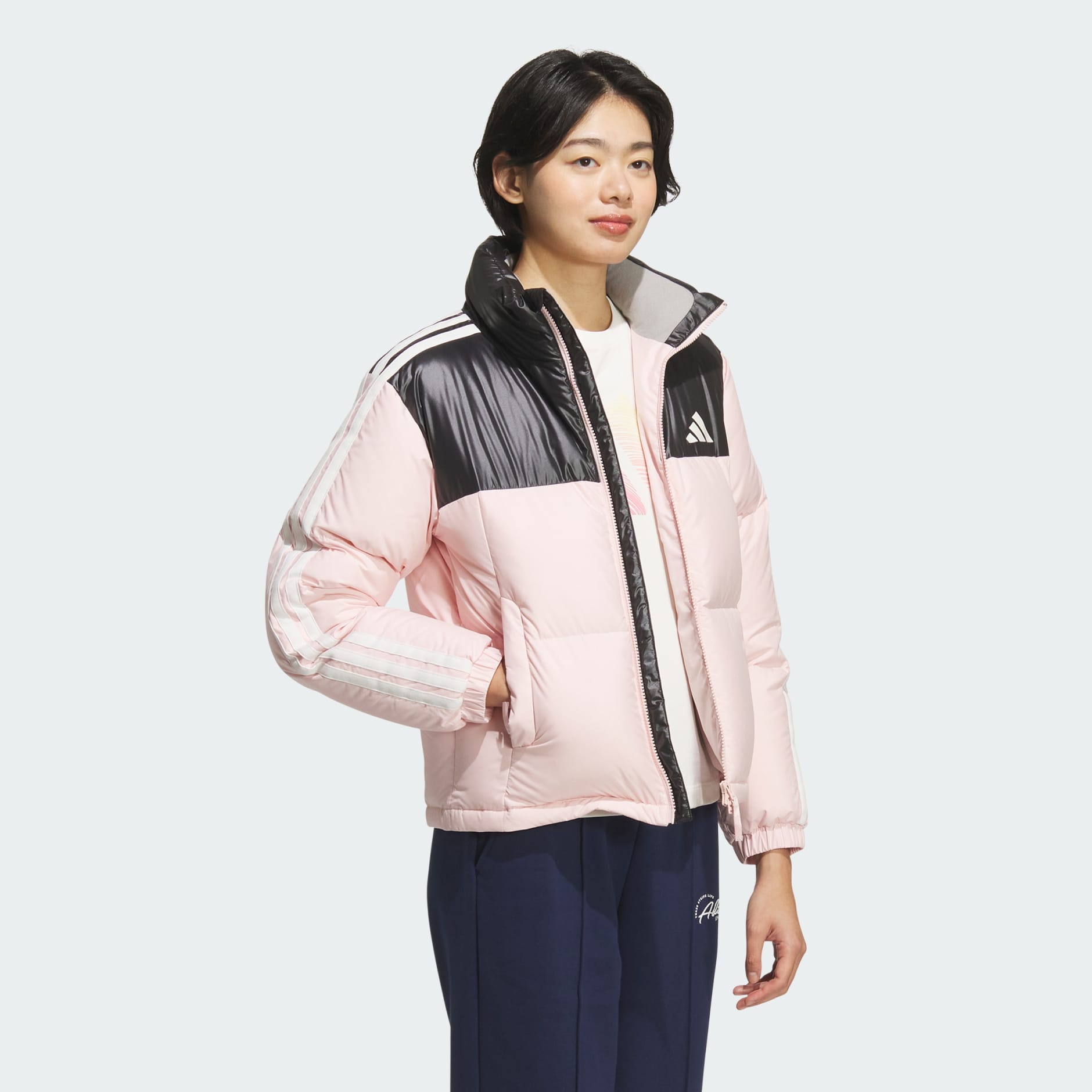 3-STRIPES PUFFY DOWN JACKET