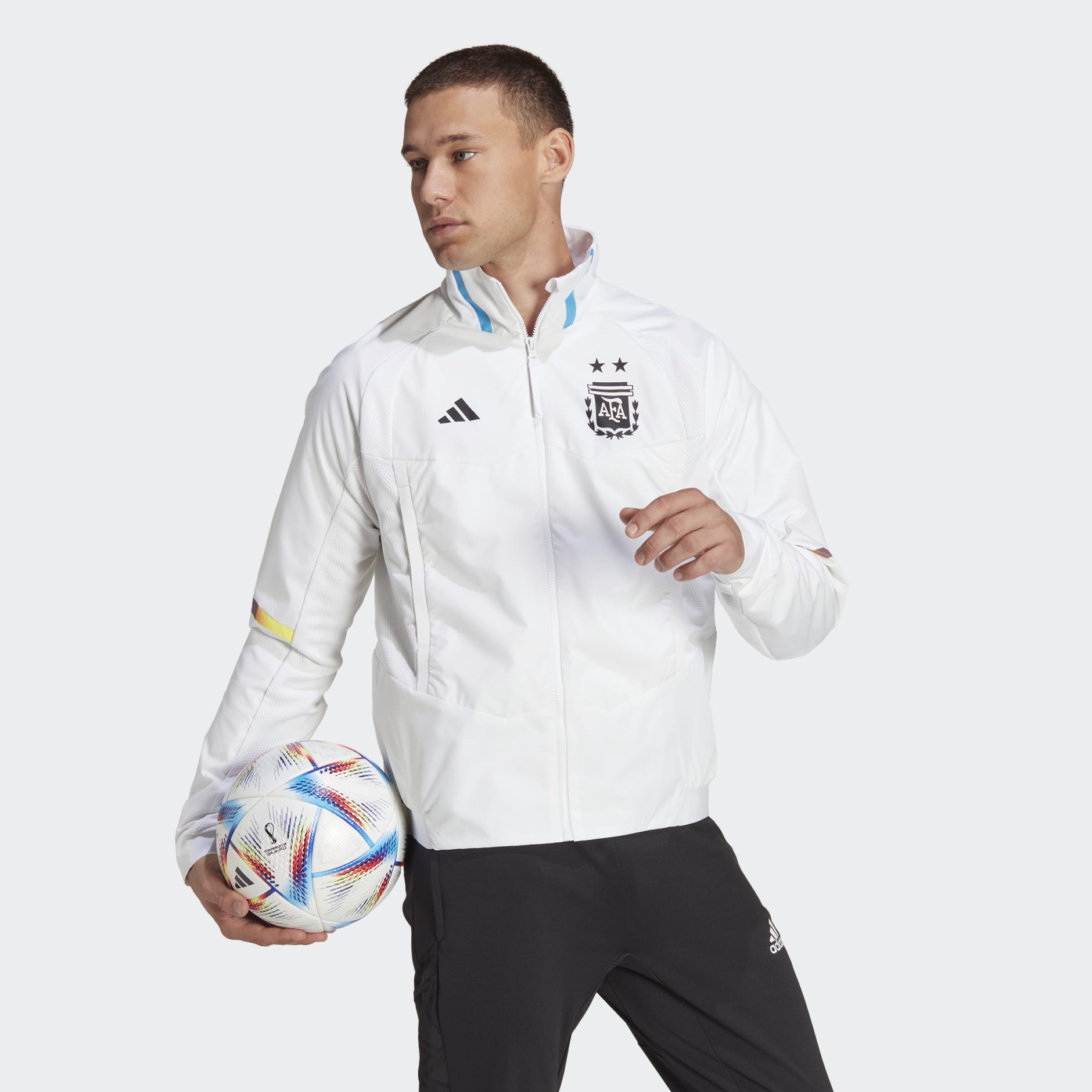 Diplomaat Oneffenheden Wijzerplaat Men's Clothing - Argentina Game Day Anthem Jacket - White | adidas Saudi  Arabia