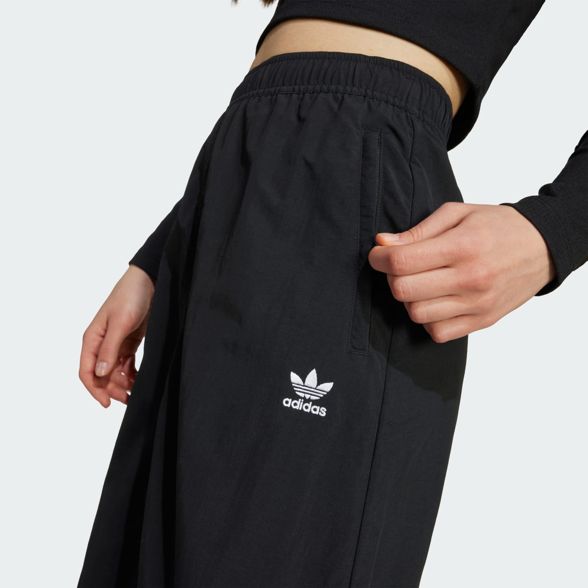 Clothing - Woven Midi Skirt Kids - Black | adidas South Africa