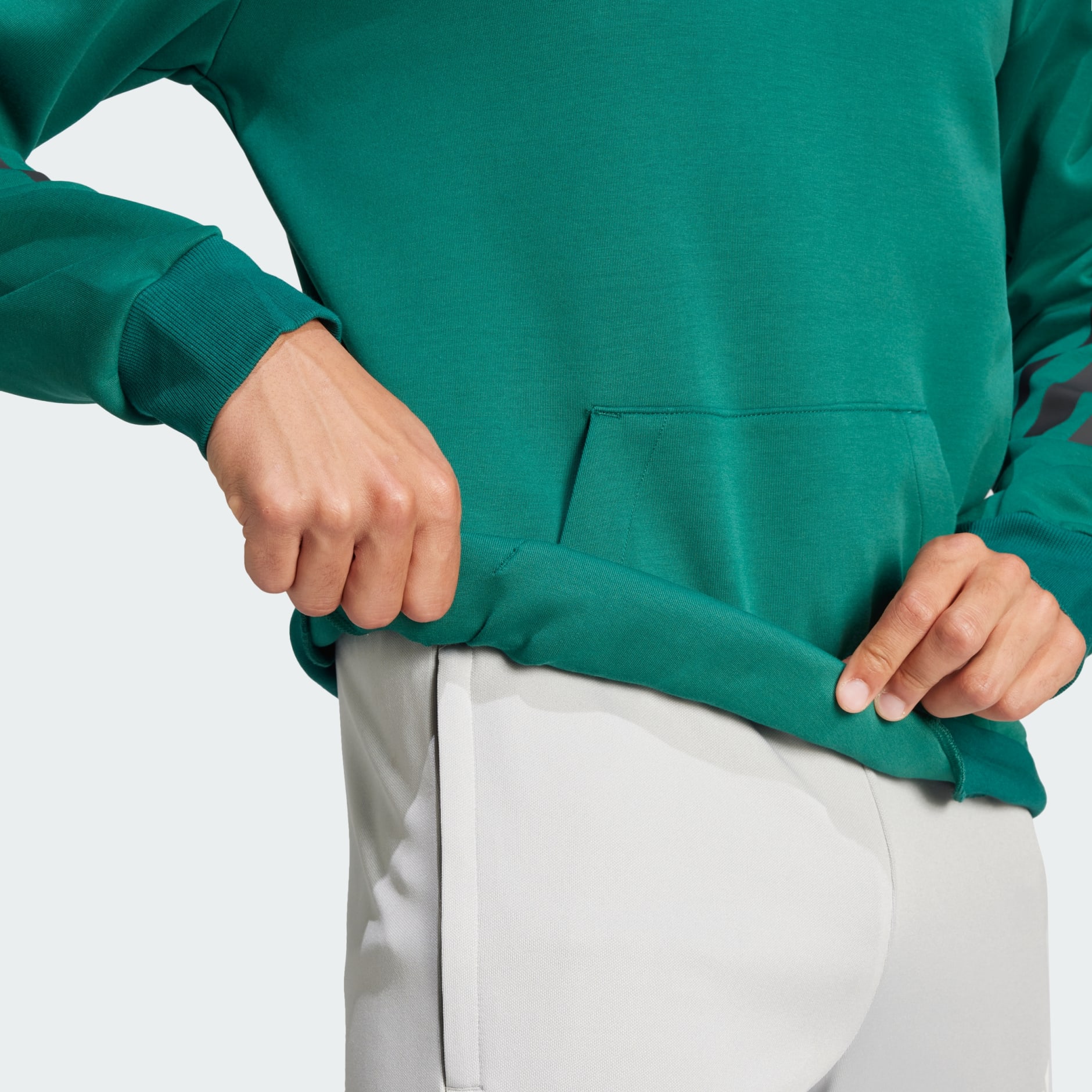 adidas Future Icons 3-Stripes Hoodie Green adidas UAE