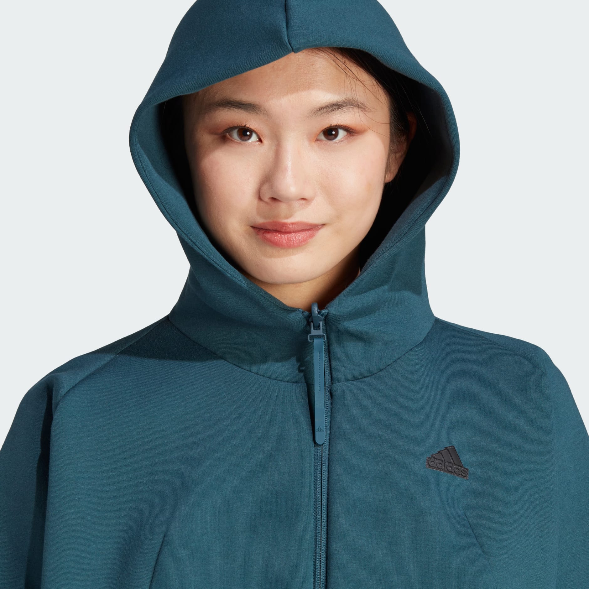 Clothing - adidas Z.N.E. Full-Zip Hoodie - Turquoise | adidas South Africa