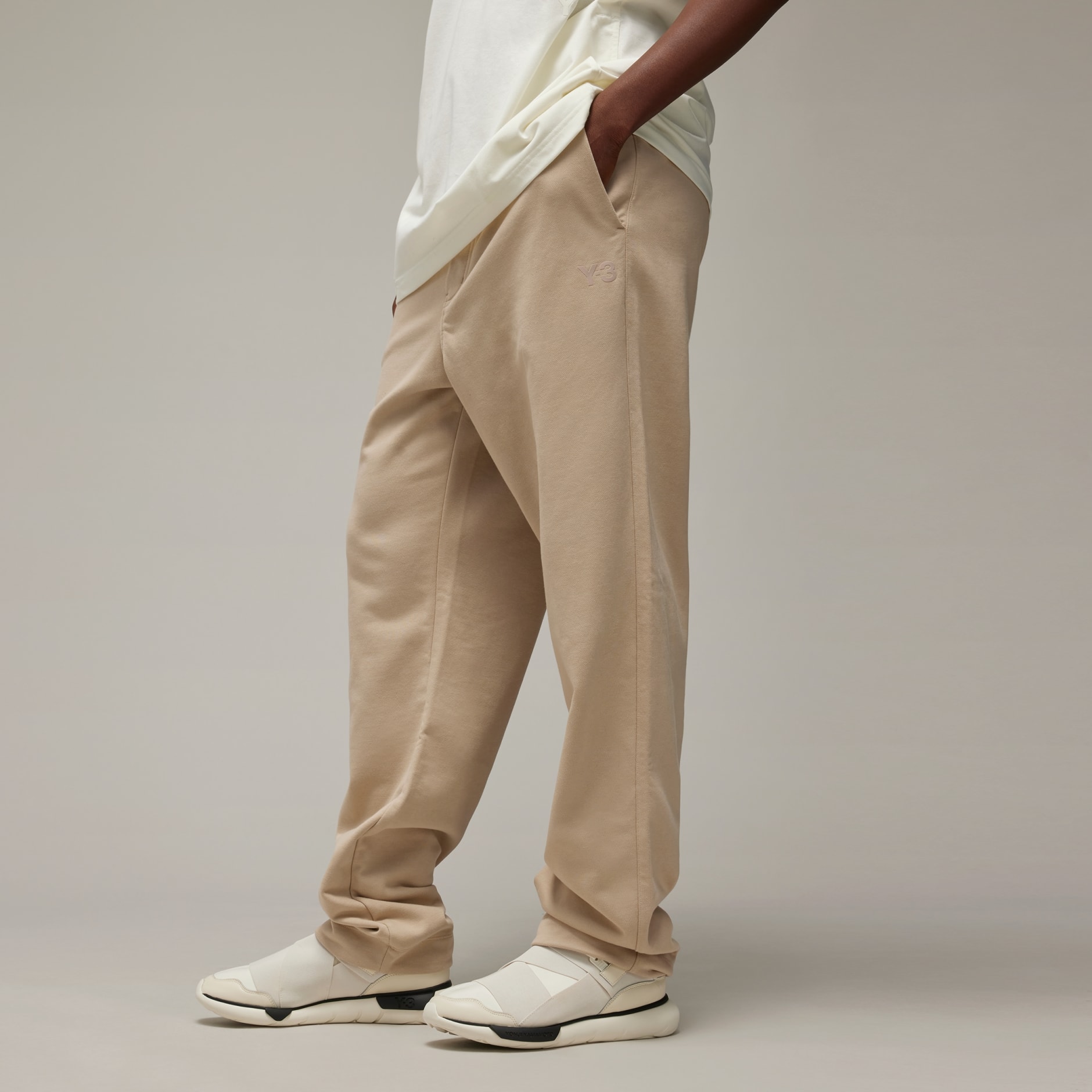 adidas Y-3 French Terry Straight Pants - Brown | adidas GH