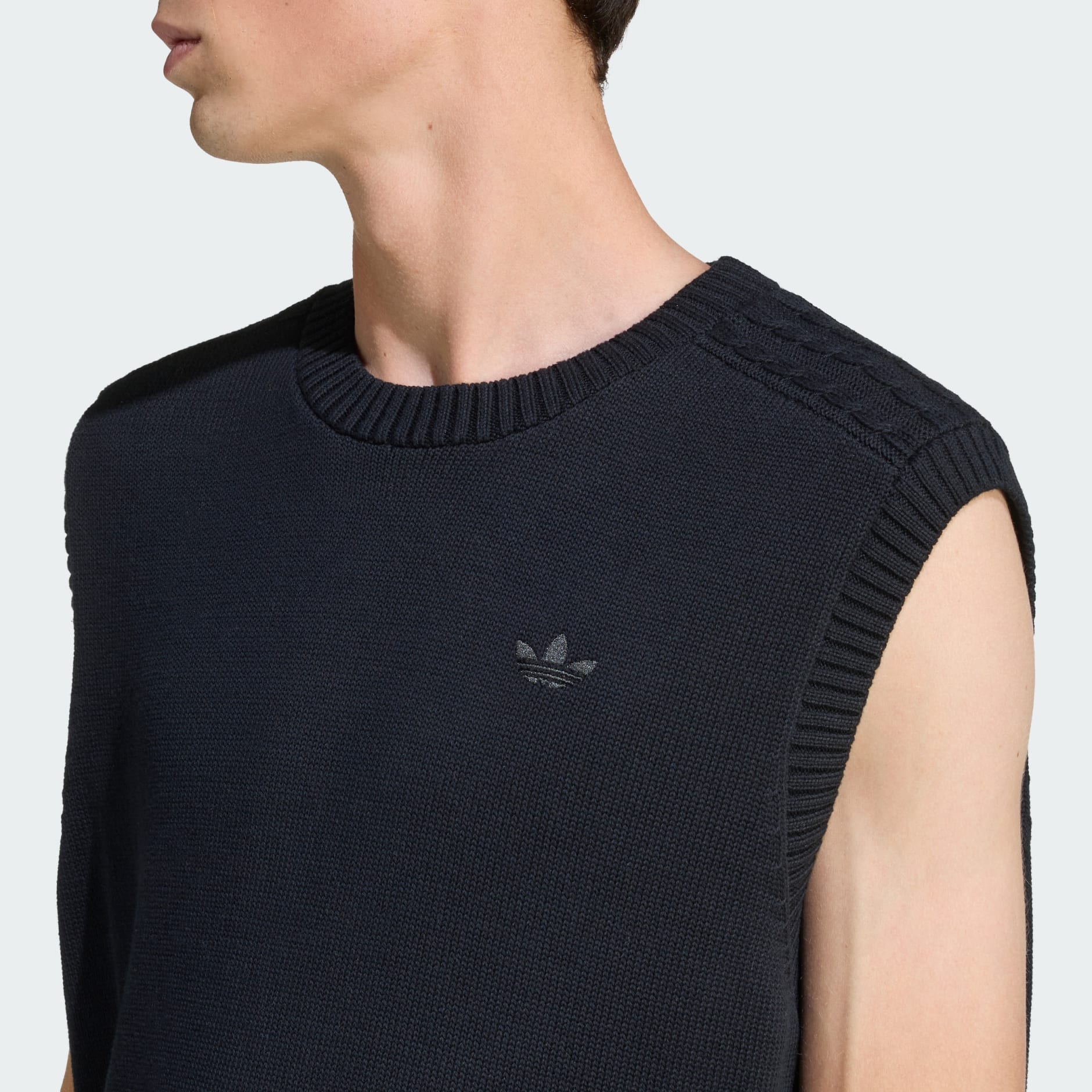 Vestă tricotată Premium Essentials