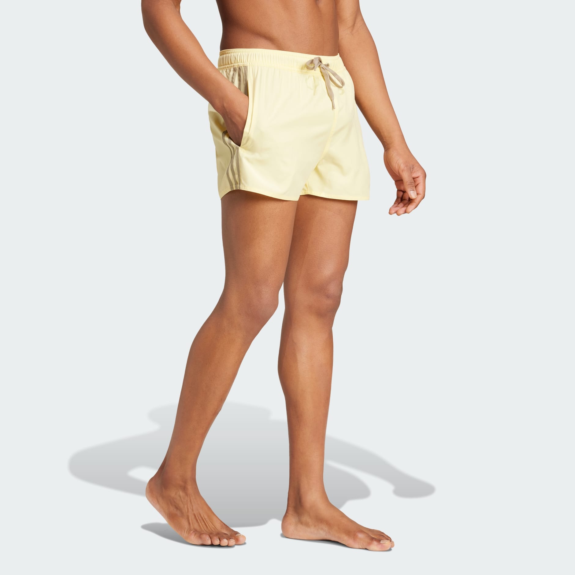 Adidas yellow swim shorts online