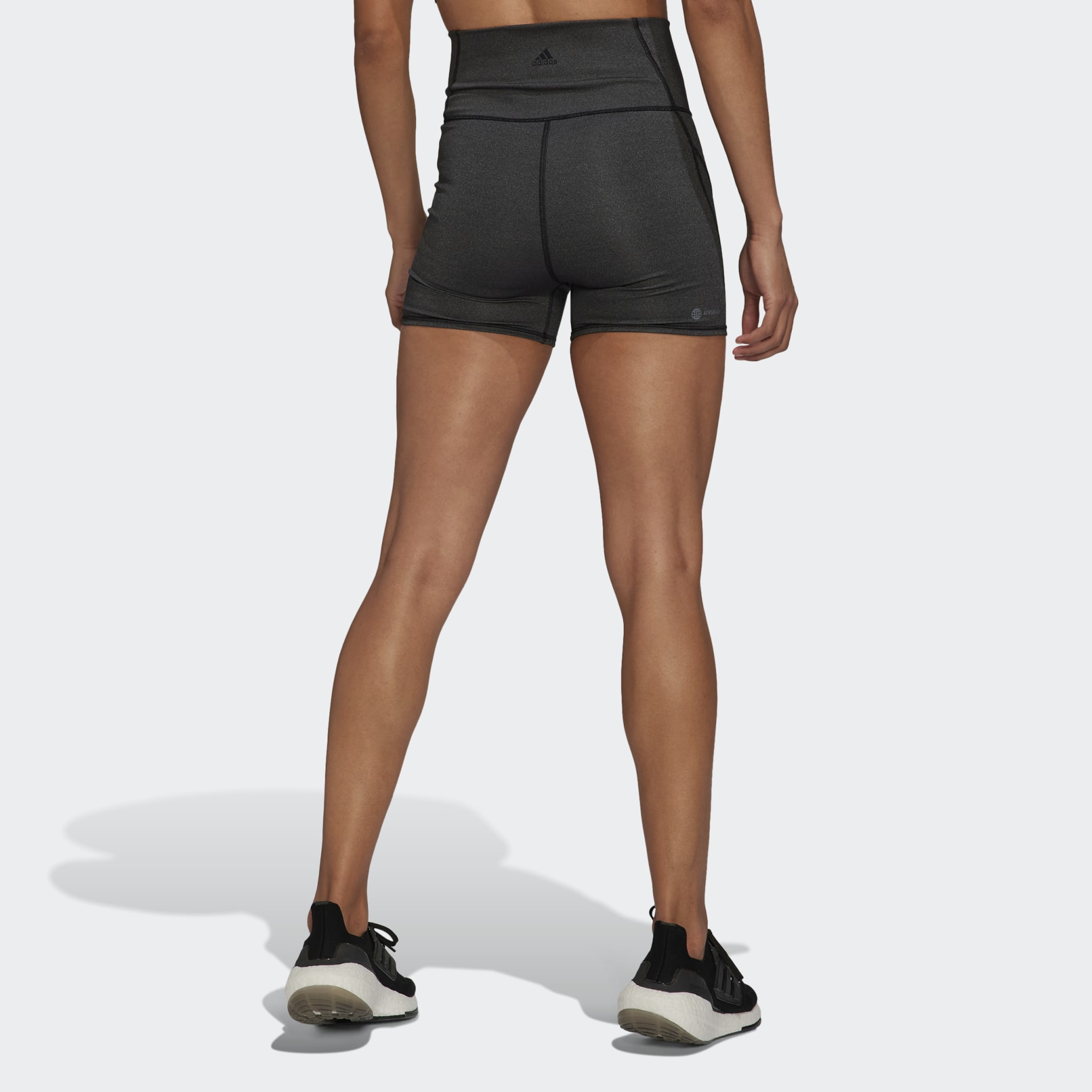 Clothing - Yoga Studio Luxe Fire Super-High-Waisted Short Leggings - Black