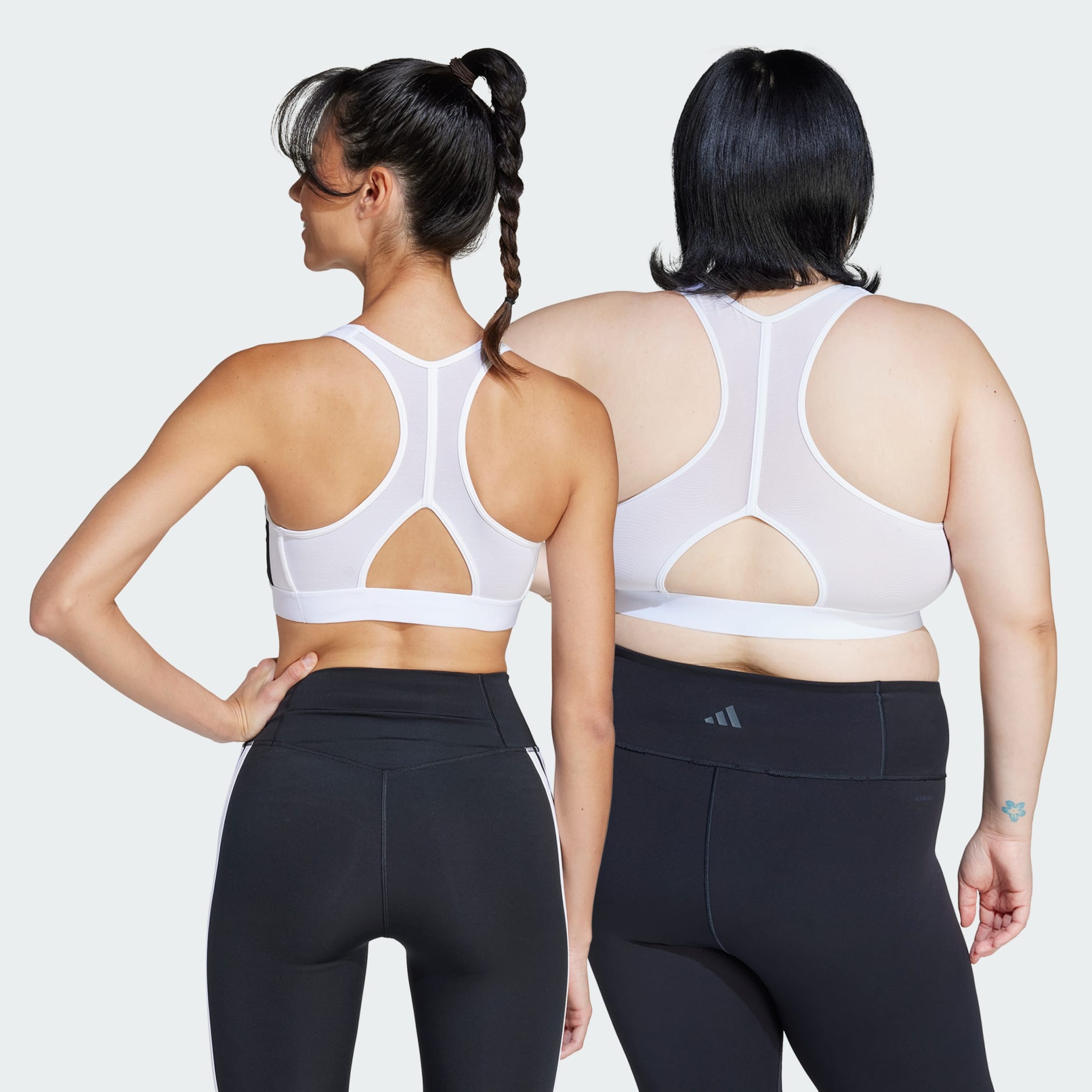 Powerreact Train Medium-Support 3-Stripes Bra