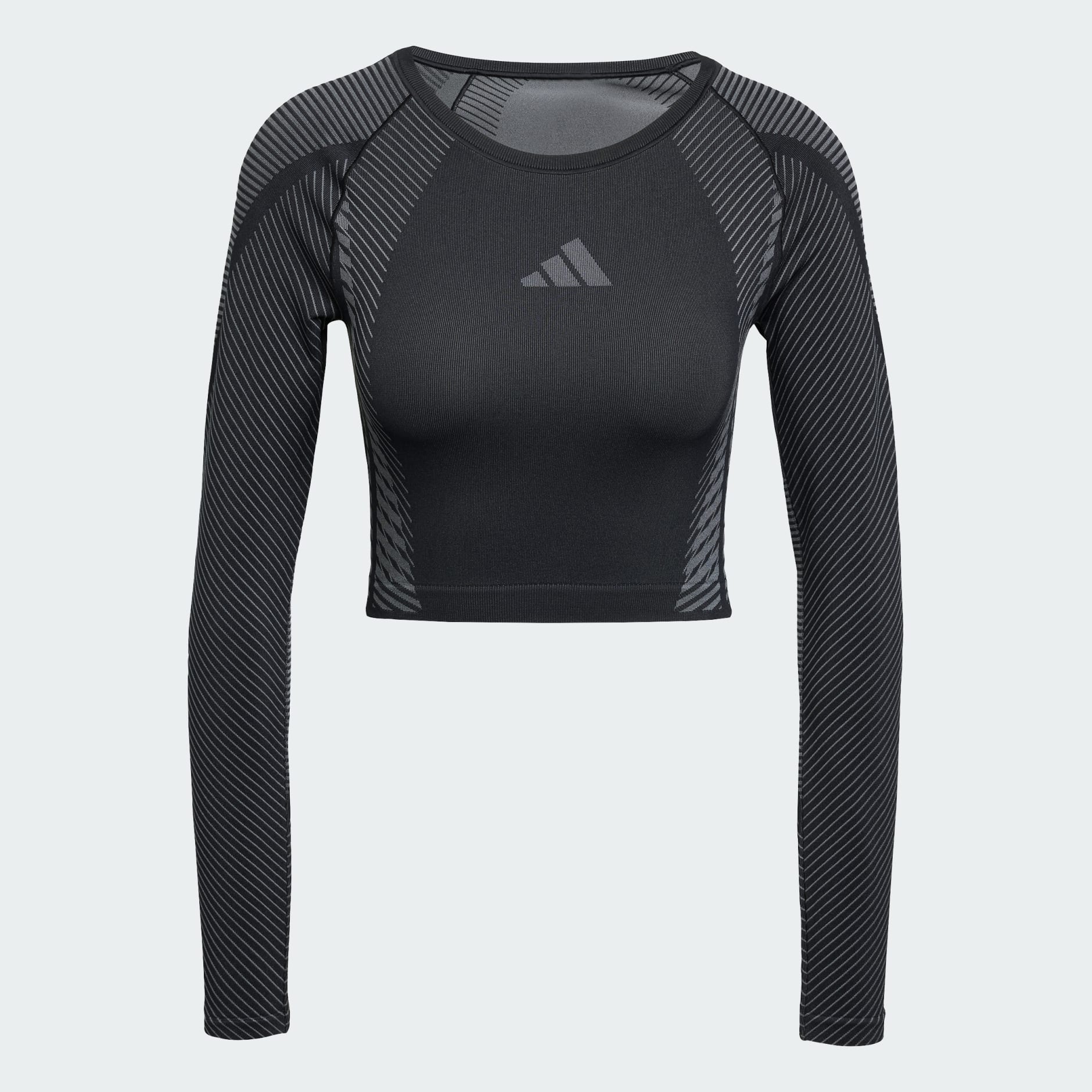 Seamless Knitted Long Sleeve Tee