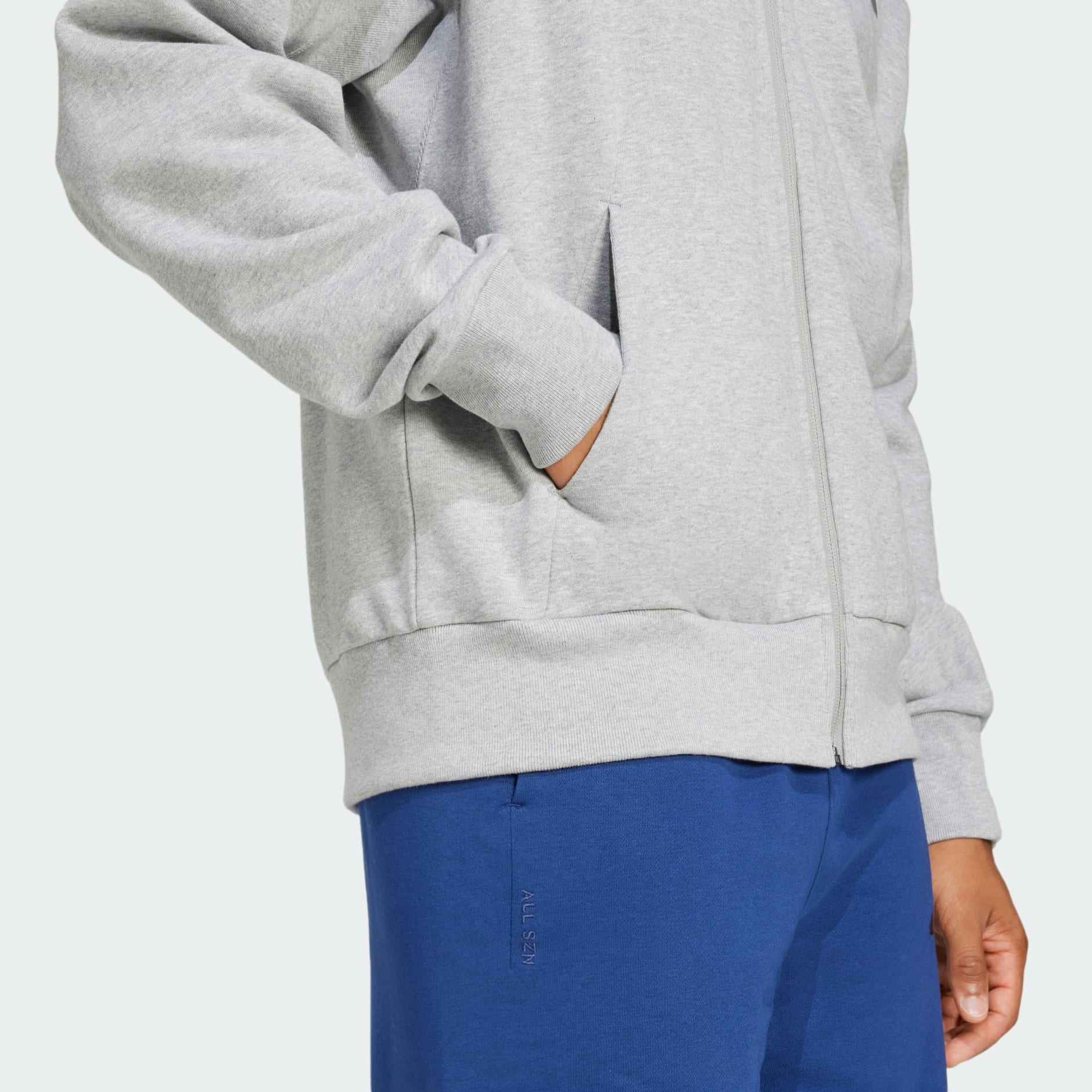 Veste &agrave; capuche enti&egrave;rement zipp&eacute;e molleton ALL SZN