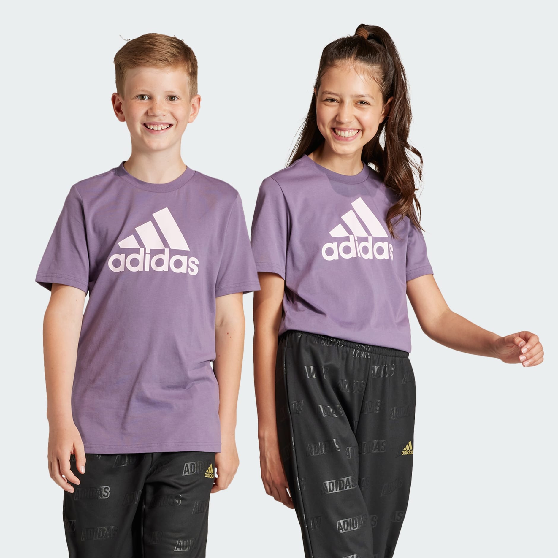 Essentials Big adidas Purple | - KE adidas Logo Cotton Tee