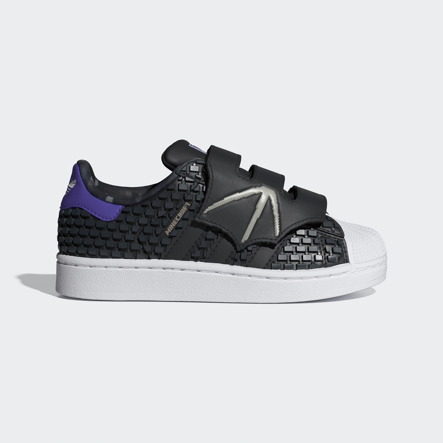 ADIDAS MINECRAFT SUPERSTAR II COMFORT CLOSURE SHOES