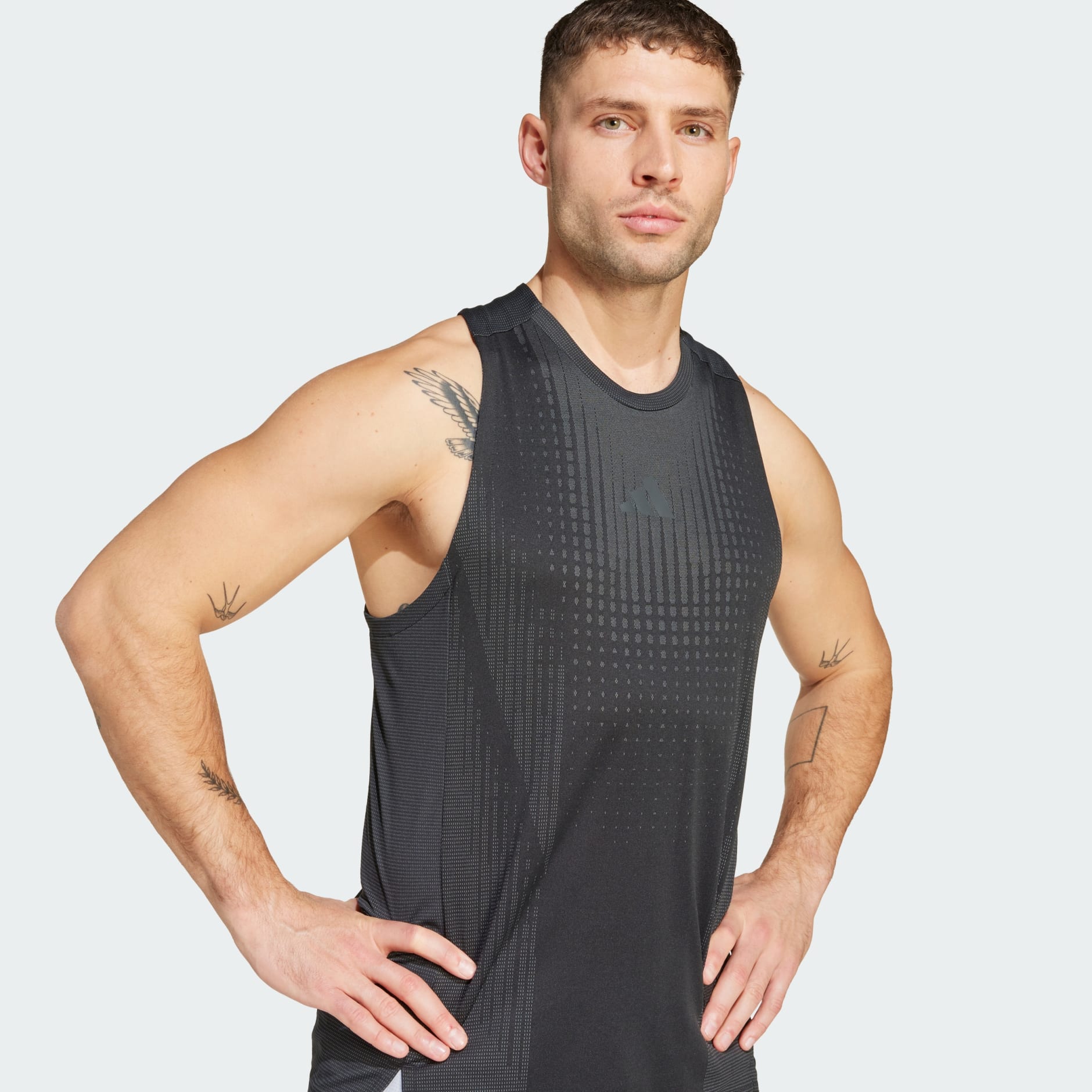 ☆adidas Originals☆ MEN'S MESH TANK TOP 要在庫確認 Adidas Men's Adizero Running Tank Top – Heartbreak Hill