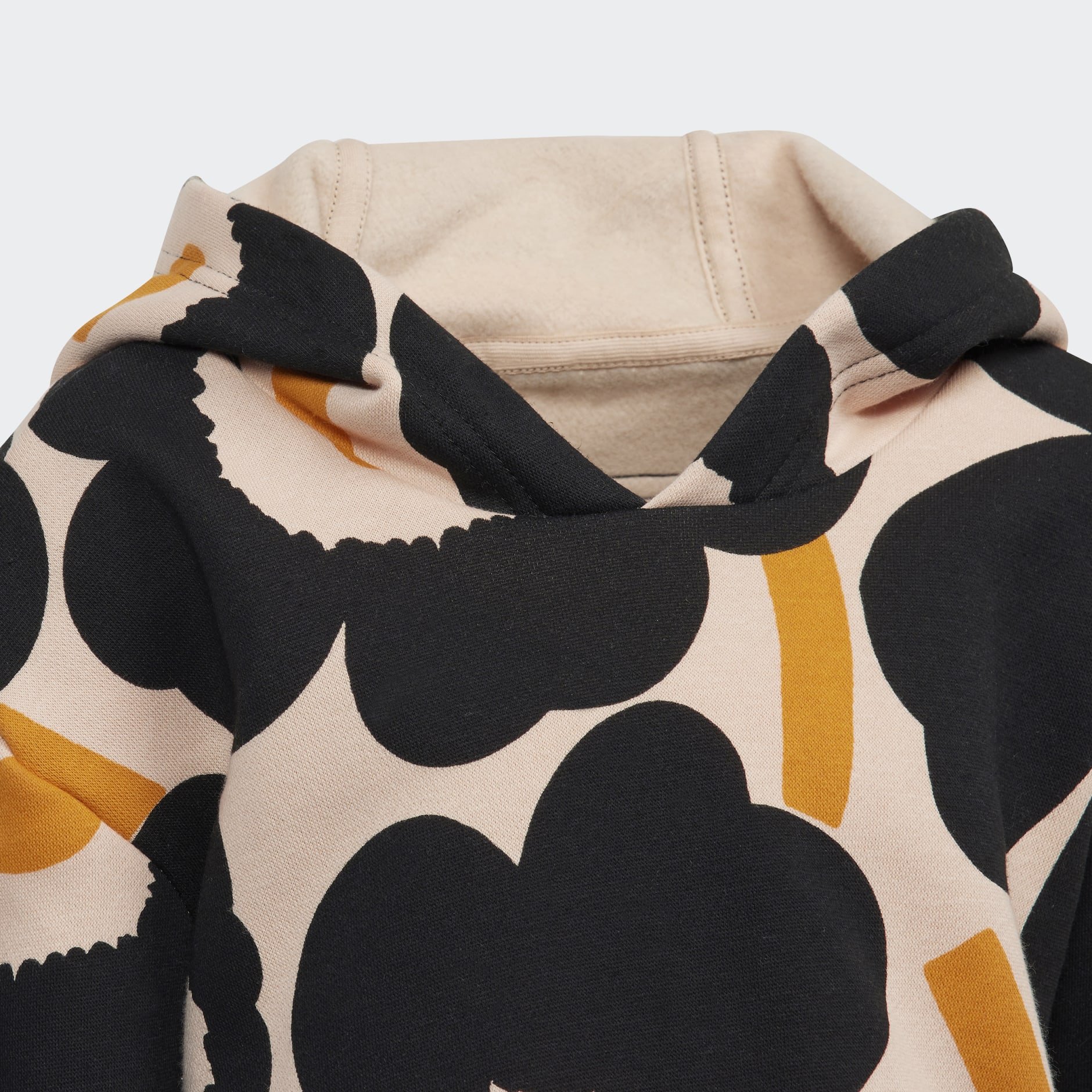Marimekko Primegreen Warm-Up Winter Fleece 3-Stripes Floral Hoodie and Pants
