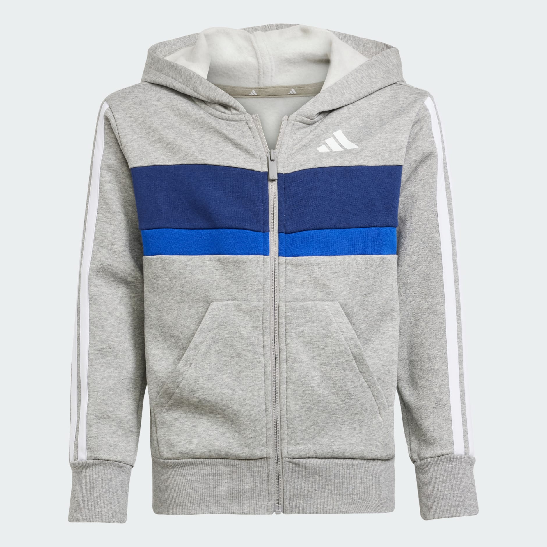 Costum de trening Seasonal Essentials Tiberio din l&acirc;nă fleece, cu 3 dungi, pentru copii